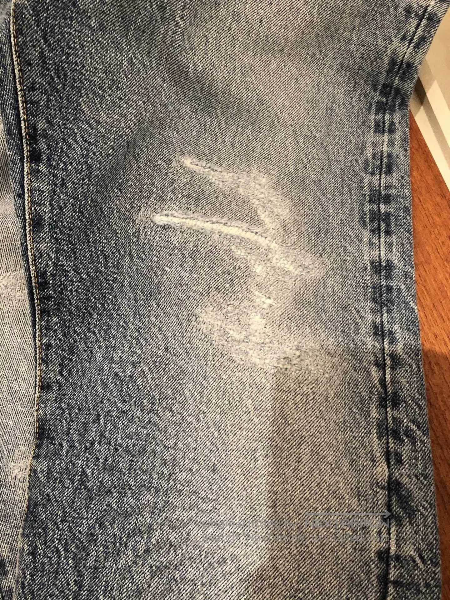 Fortela FORTELA Light Blue Washed Distressed Jeans. Size US 29 - 4 Thumbnail