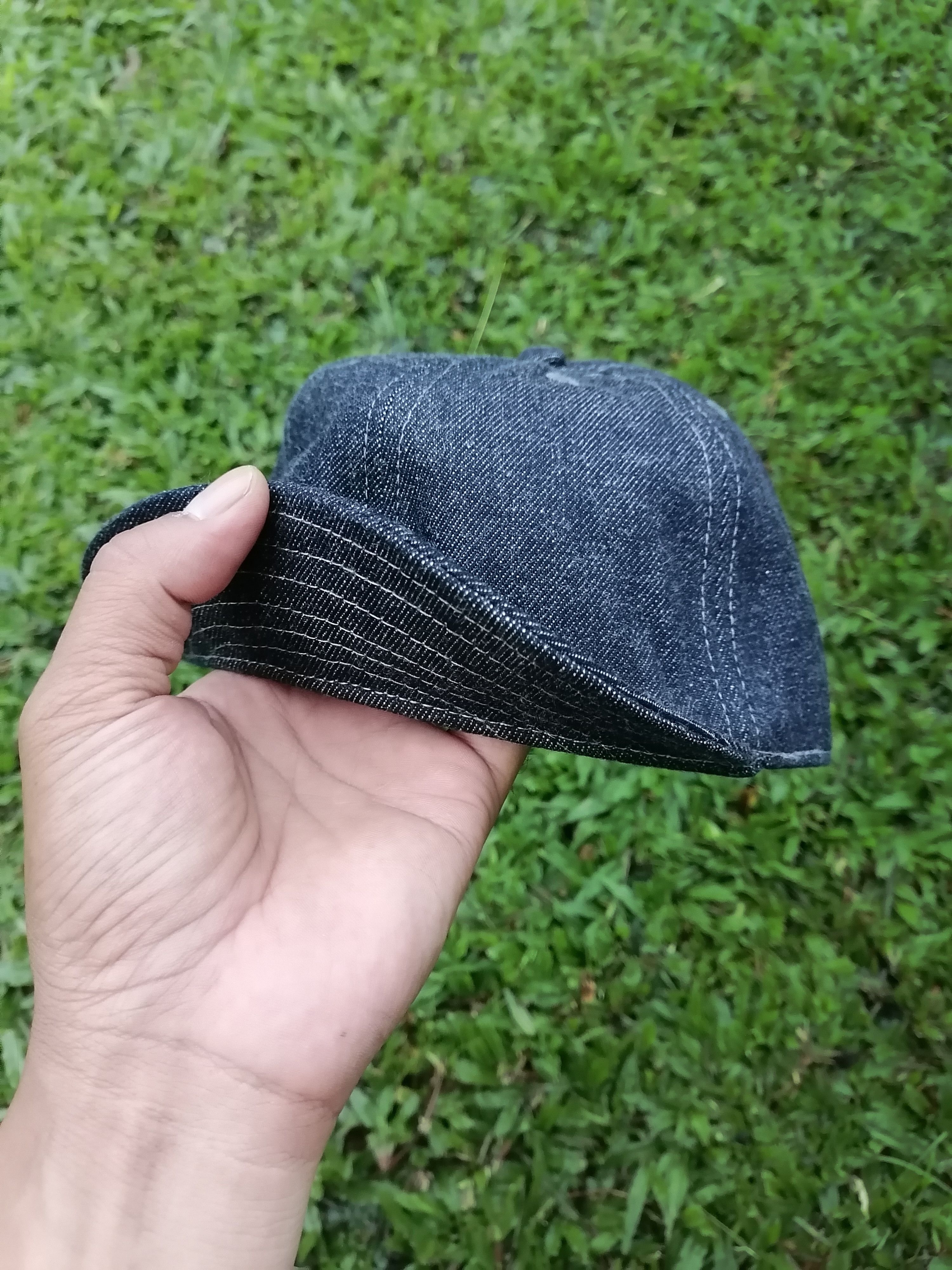 Japanese Brand Uncle Fu Denim Mechanic Cap Size ONE SIZE - 1 Thumbnail