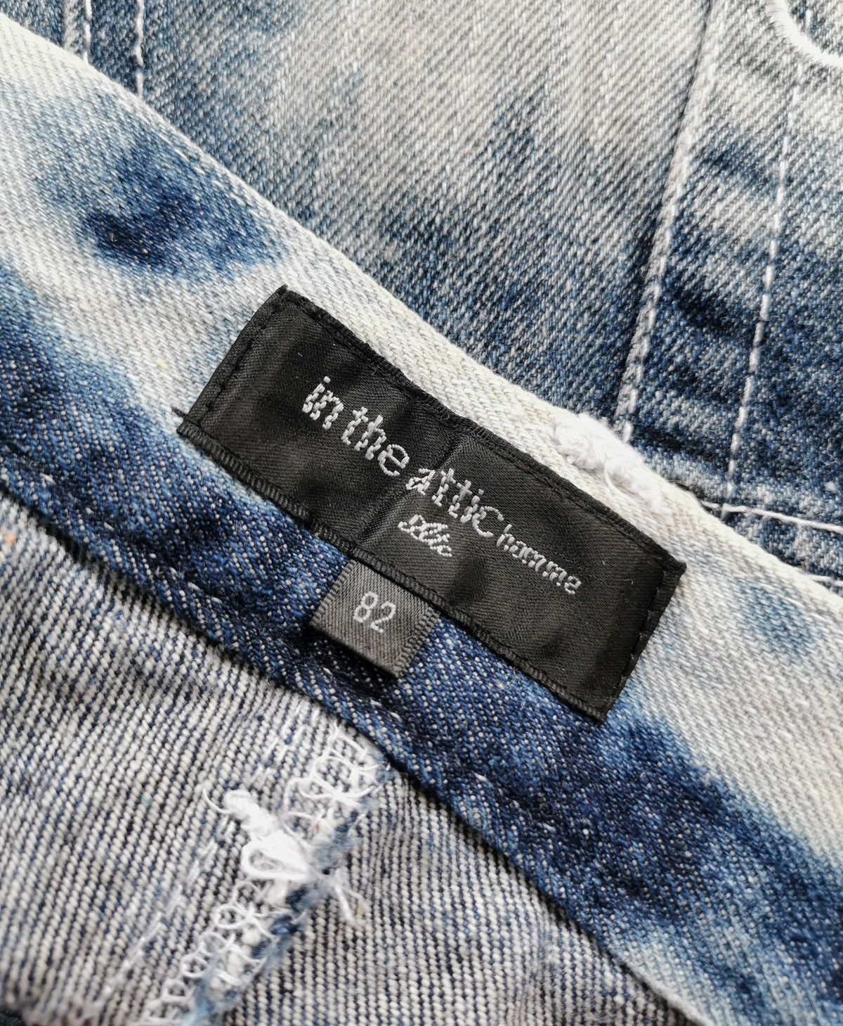 In The Attic In The Attic Acidwash Denim Jeans Size US 33 - 13 Thumbnail
