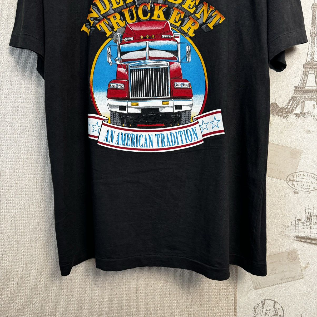 Harley Davidson × Vintage Vintage Independent Trucker T shirt Eagle USA 3D Emblem XL Size US XL / EU 56 / 4 - 4 Thumbnail