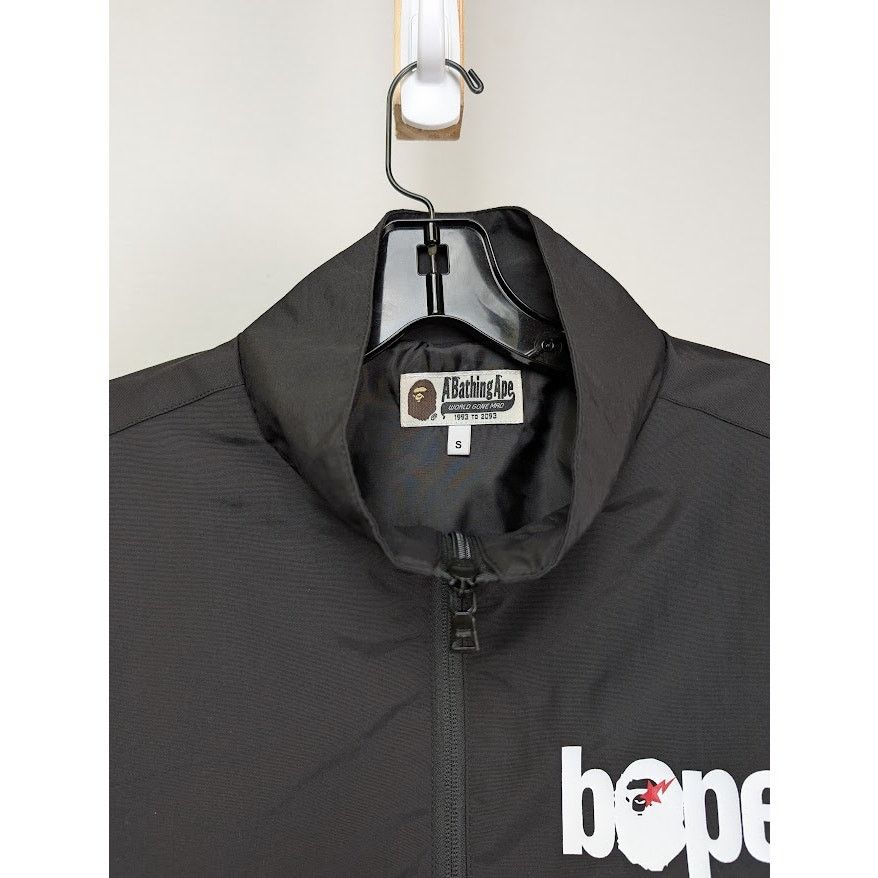 Bape o1rshd1 Logo Windbreaker Jacket in Black Size US S / EU 44-46 / 1 - 2 Thumbnail