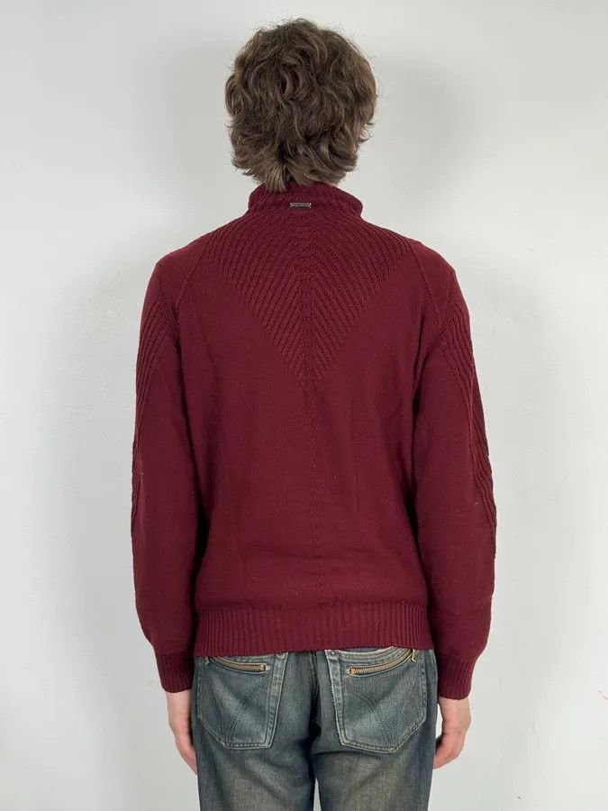 Dirk Bikkembergs 2010s Bikkembergs Burgundy Wool Turtleneck Sweater Size US M / EU 48-50 / 2 - 3 Thumbnail