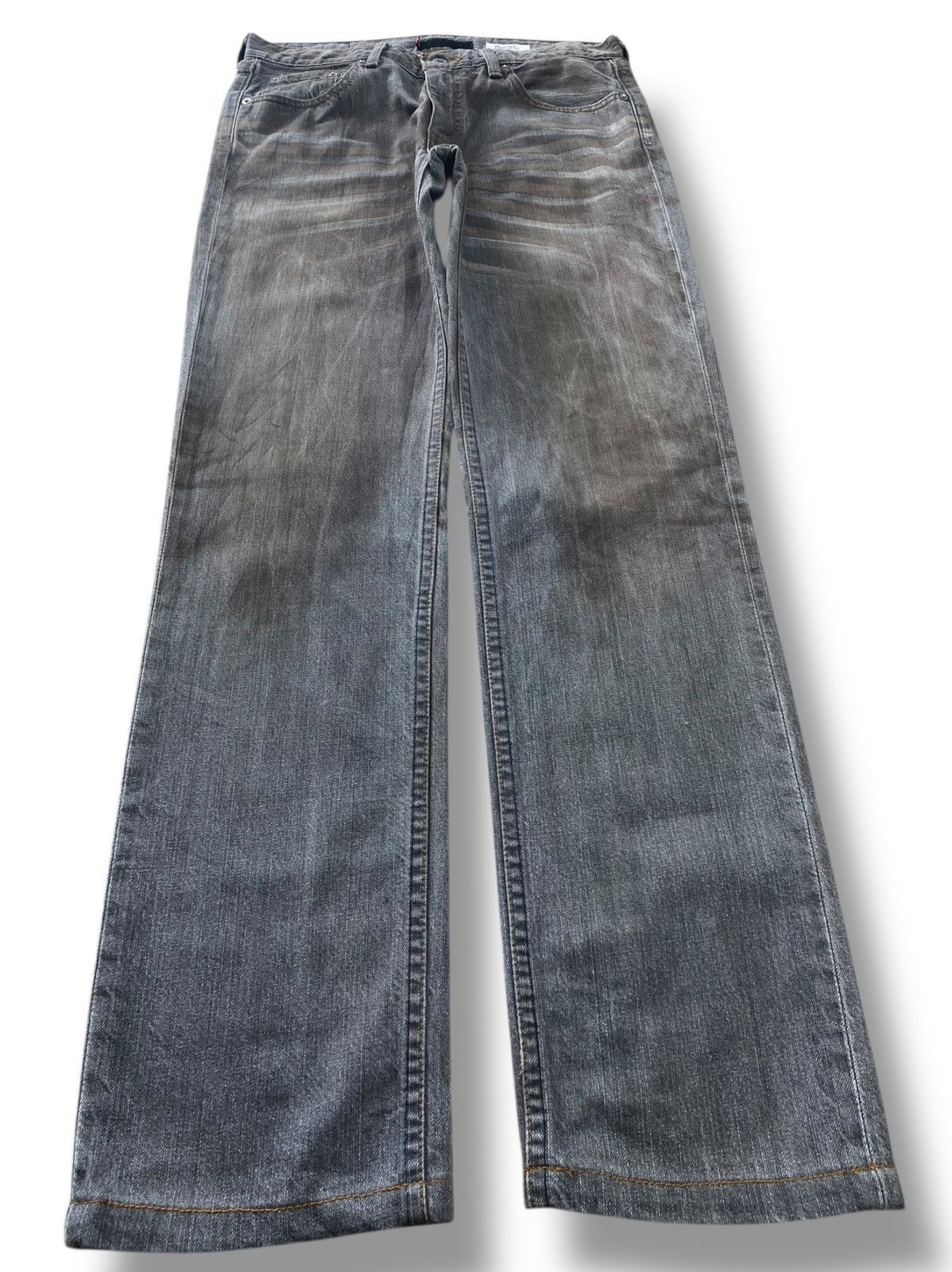 Levi's Levi’s Mud Wash Whiskered Style Straight Leg Jeans Size US 32 / EU 48 - 1 Thumbnail