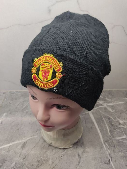 Vintage Manchester United Beanie Snowcap Size ONE SIZE - 1 Thumbnail