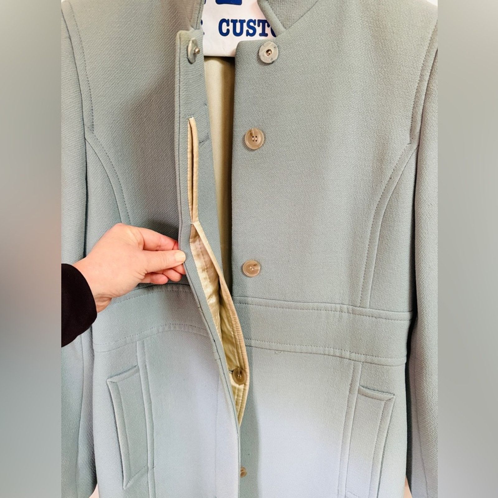 J.Crew J. Crew Light Blue Coat Size XS / US 0-2 / IT 36-38 - 4 Thumbnail