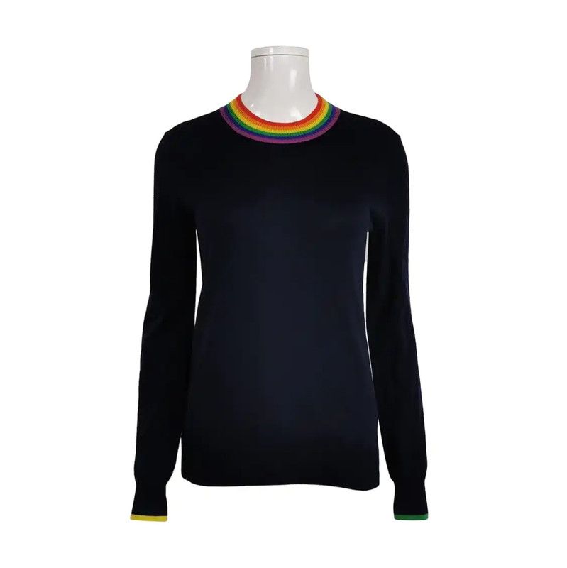 Burberry Burberry Colorblock Wool Knit Sweater for Women Size XS / US 0-2 / IT 36-38 - 1 Thumbnail