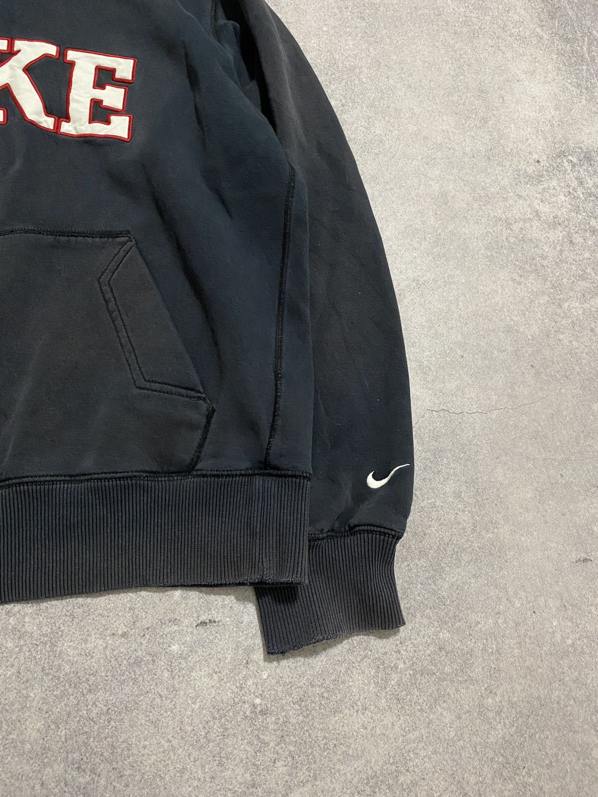 Nike × Vintage Vintage Nike Distressed Spellout Hoodie Big Logo Size US S / EU 44-46 / 1 - 2 Thumbnail