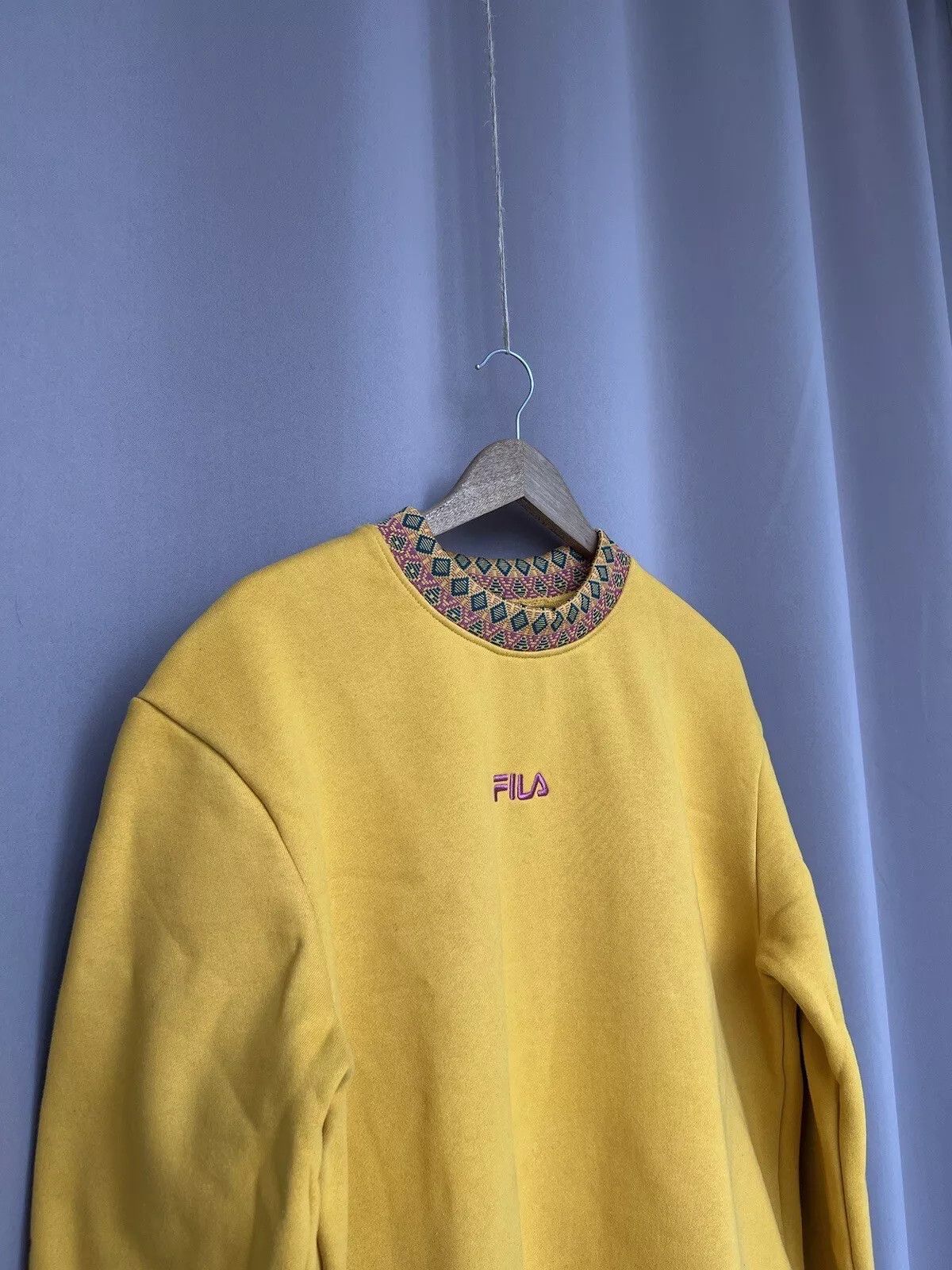 Fila Fila Embroidered Logo Sweatshirt Mens Size M Size US M / EU 48-50 / 2 - 3 Thumbnail