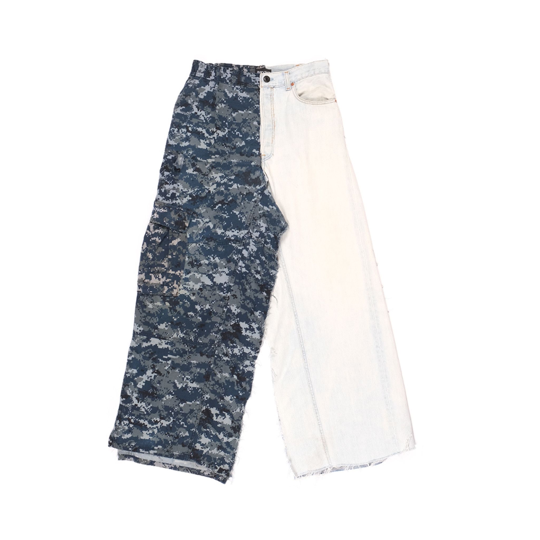 Designer 50-50 UPCYLCED JEANS Size US 33 - 1 Thumbnail