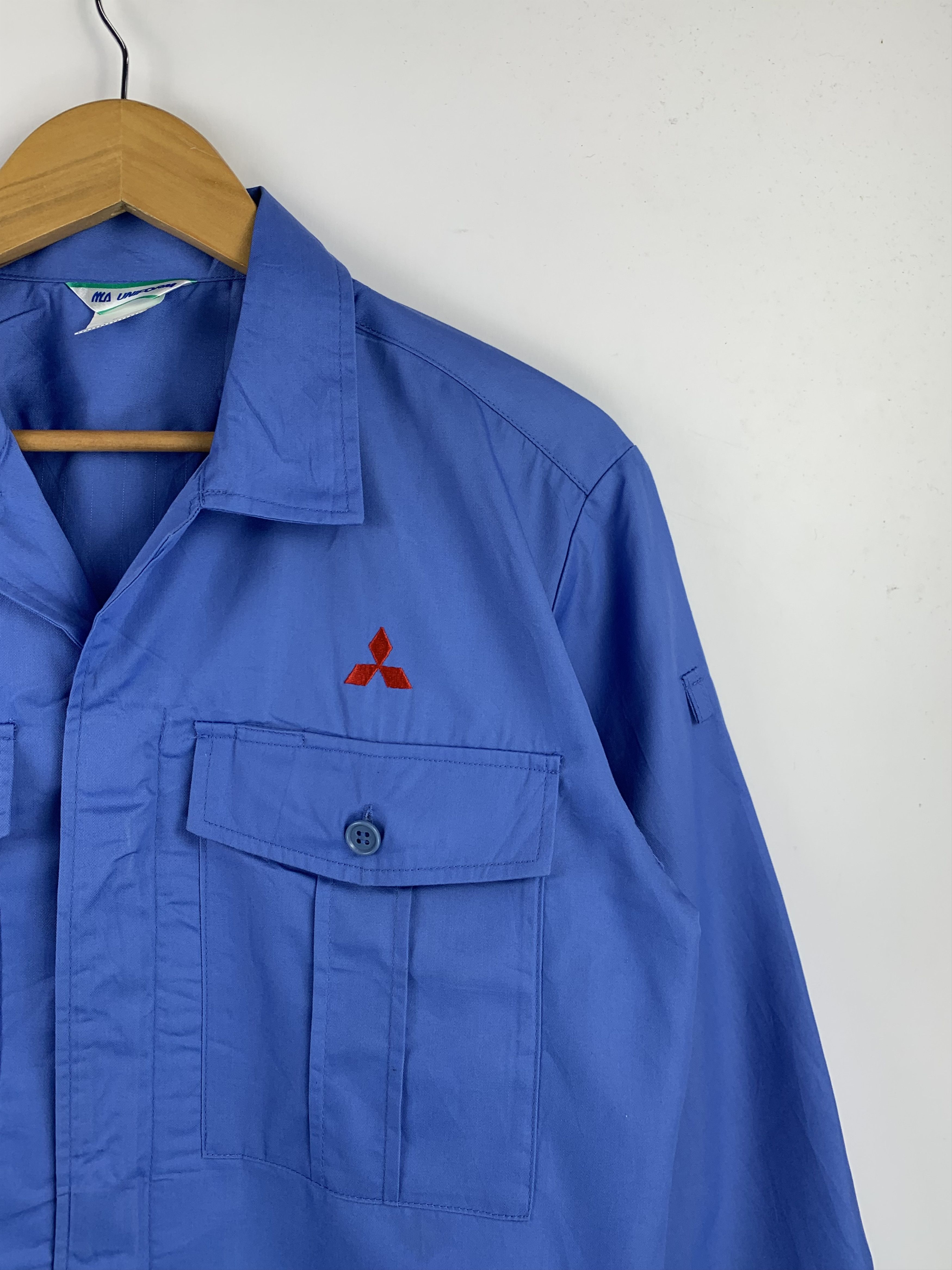 Japanese Brand Vintage Mitsubishi Workers Jacket J1529 Size US L / EU 52-54 / 3 - 6 Thumbnail