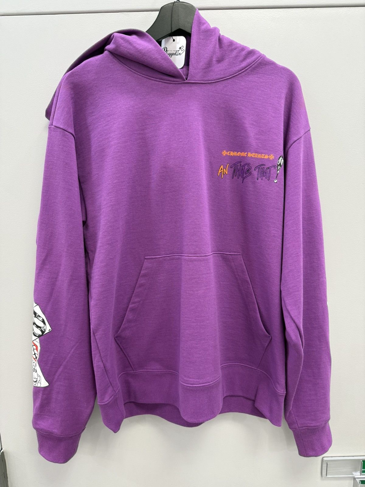 【CHROME HEARTS】Purple Glitter Hoodie Chrome Hearts Chrome Hearts Purple Glitter Hoodie (Size