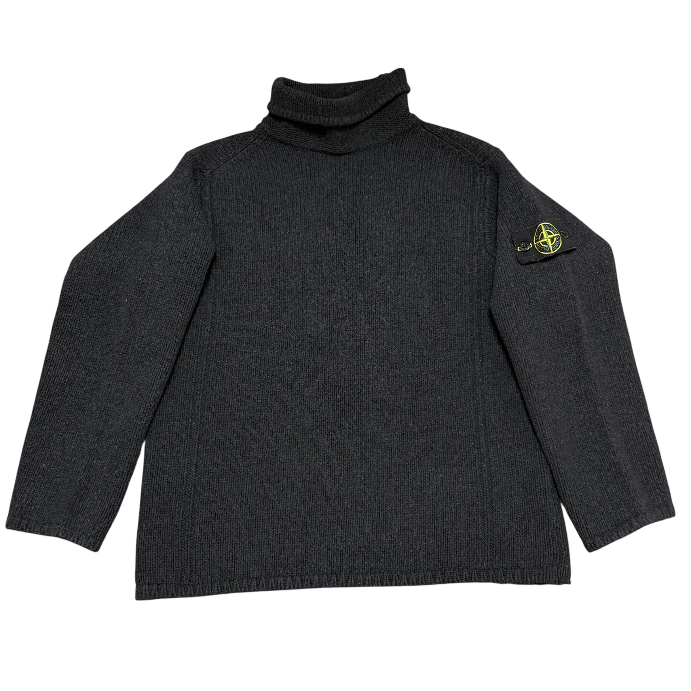 Stone Island Vintage Stone Island Sweater 2000 High Neck Made in Italy Size US L / EU 52-54 / 3 - 1 Thumbnail