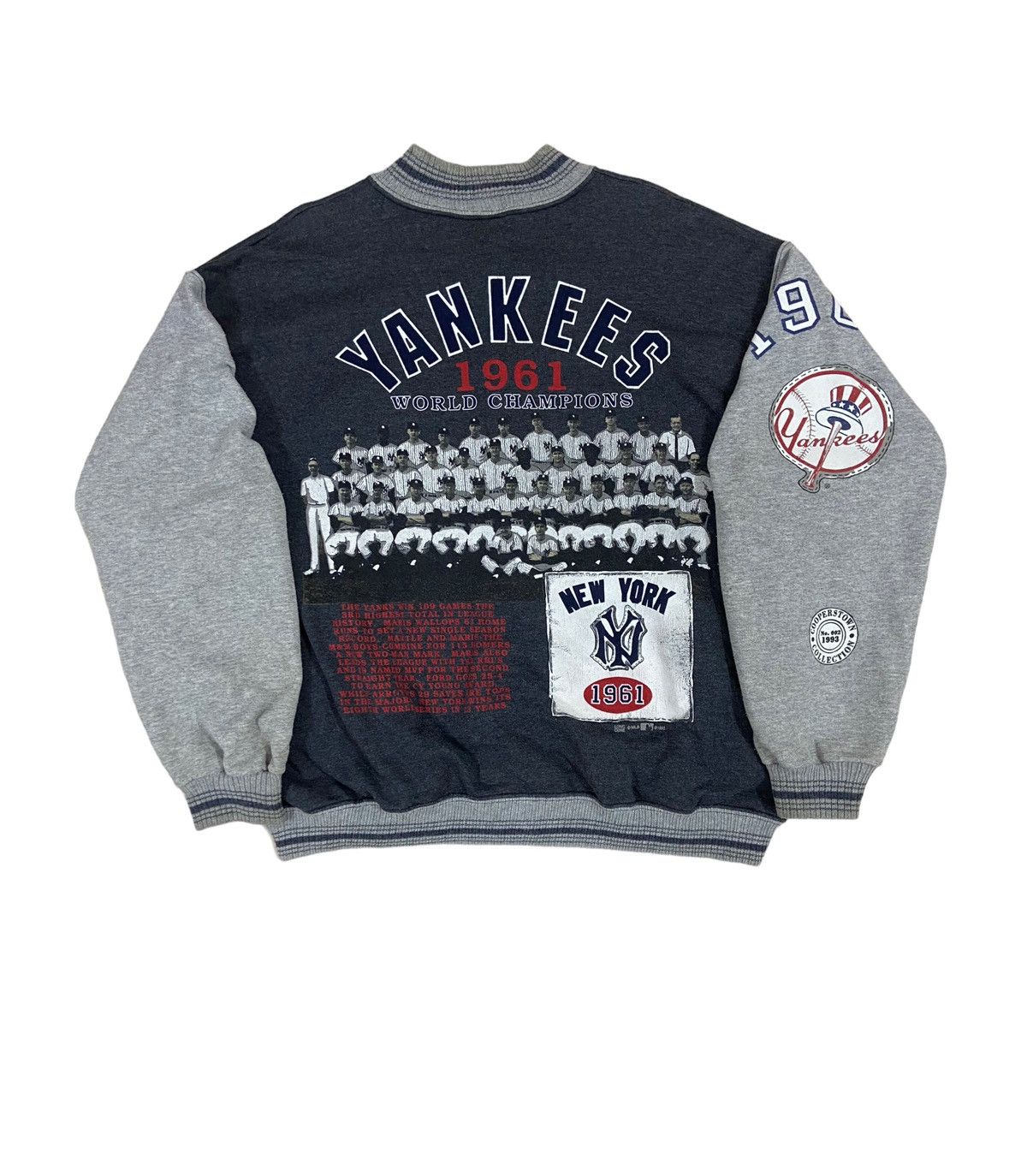 Image of Cooperstown Collection x New York Yankees Vintage 1993 New York Yankees Tribute To 1961 World Champ