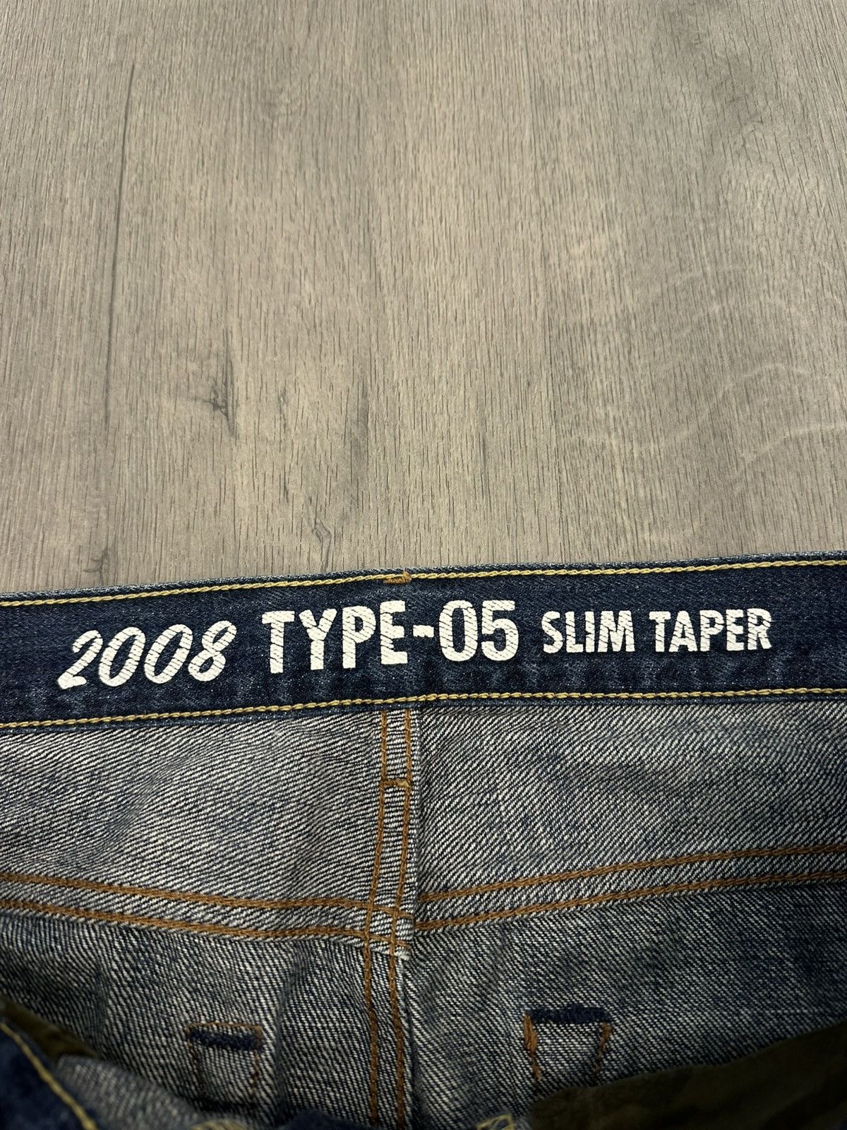 Bape A Bathing Ape (BAPE) Selvedge Denim Jeans – Ape Head Pocket Size US 32 / EU 48 - 8 Thumbnail