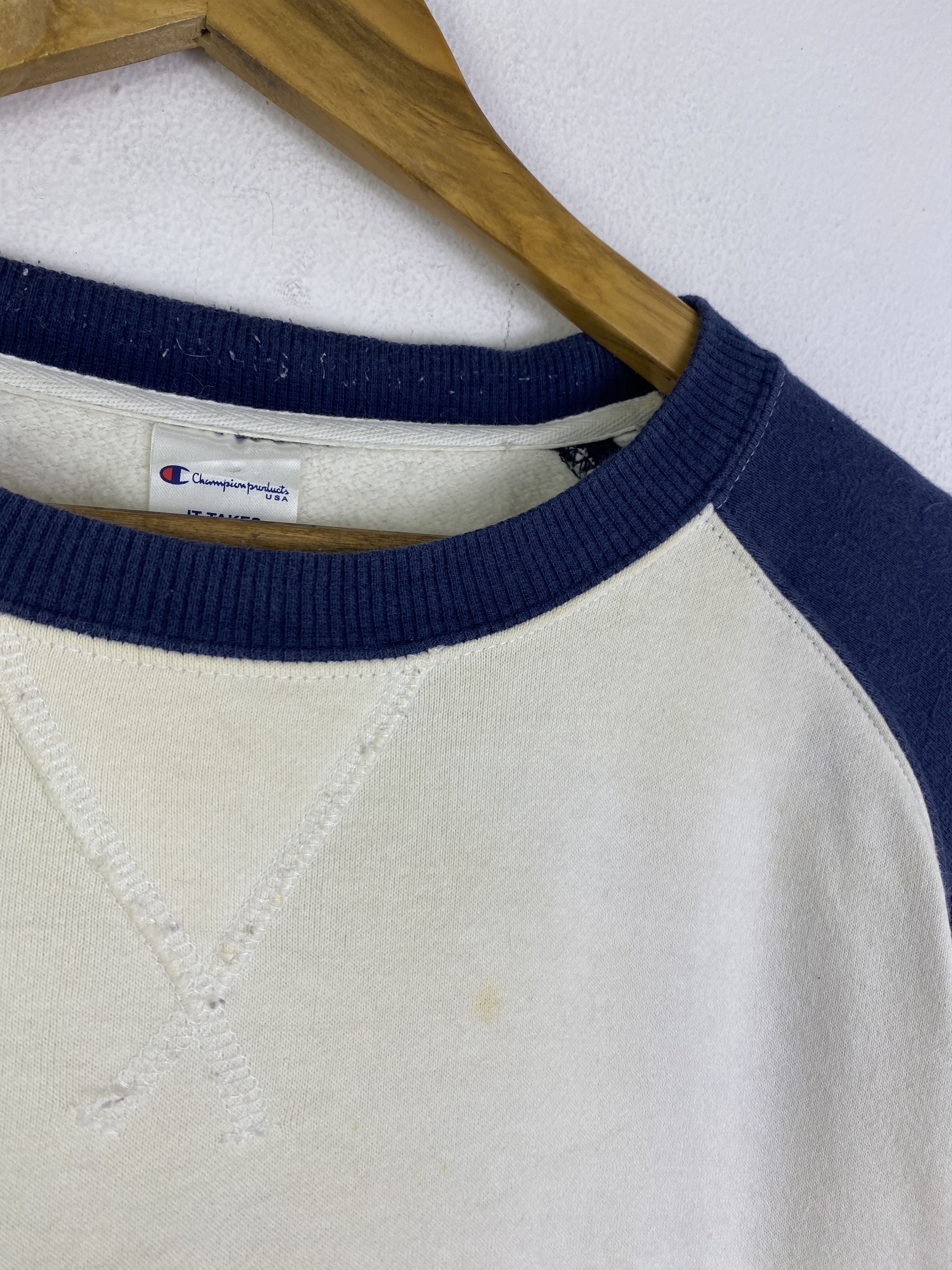Champion Vintage Champion Wording Pullover Sweatshirt SH0314 Size US L / EU 52-54 / 3 - 12 Thumbnail