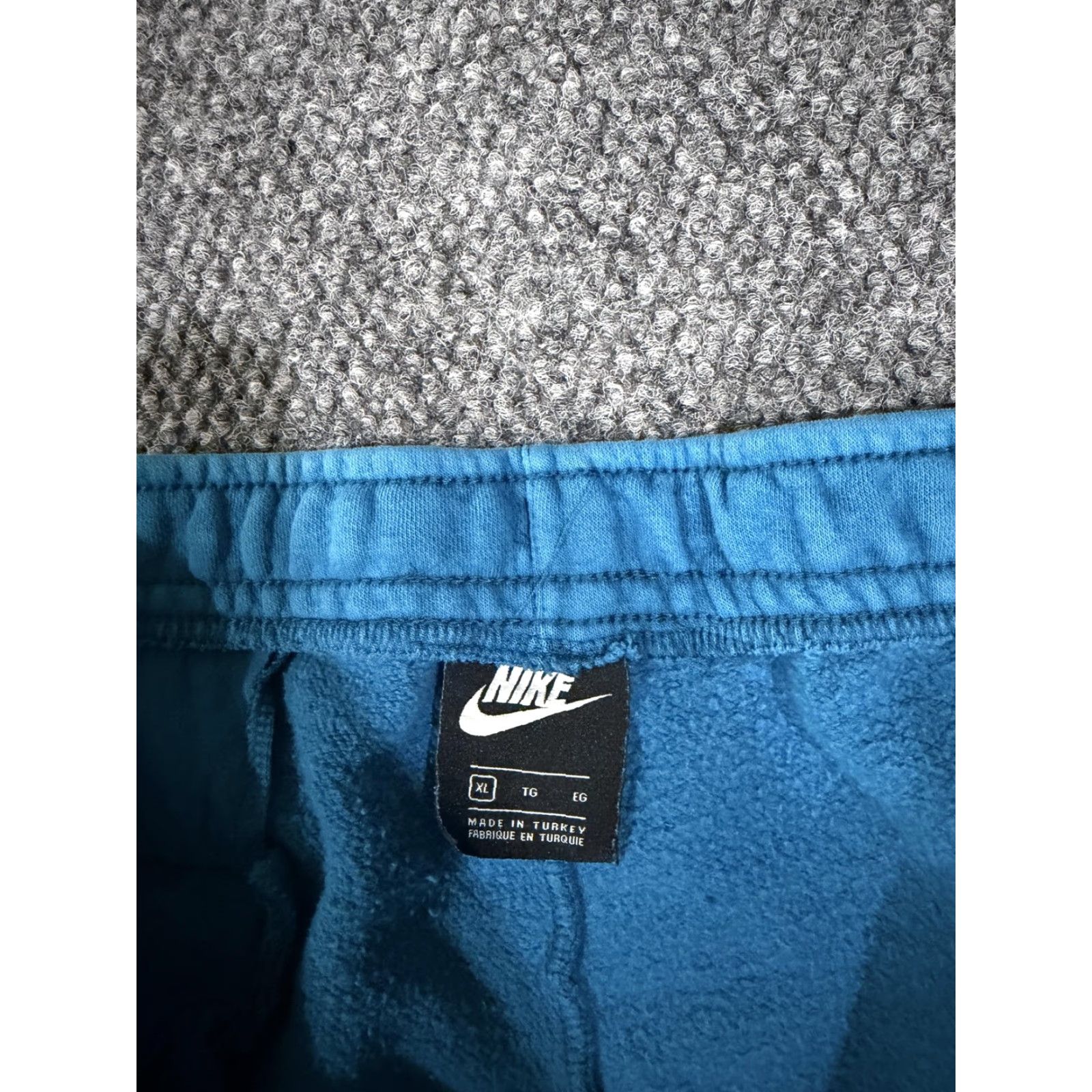 Nike Nike Sweatpants Mens XL Blue Fleece Joggers Just Do It Graphic Athletic Pants Sportswear Size US 36 / EU 52 - 7 Thumbnail