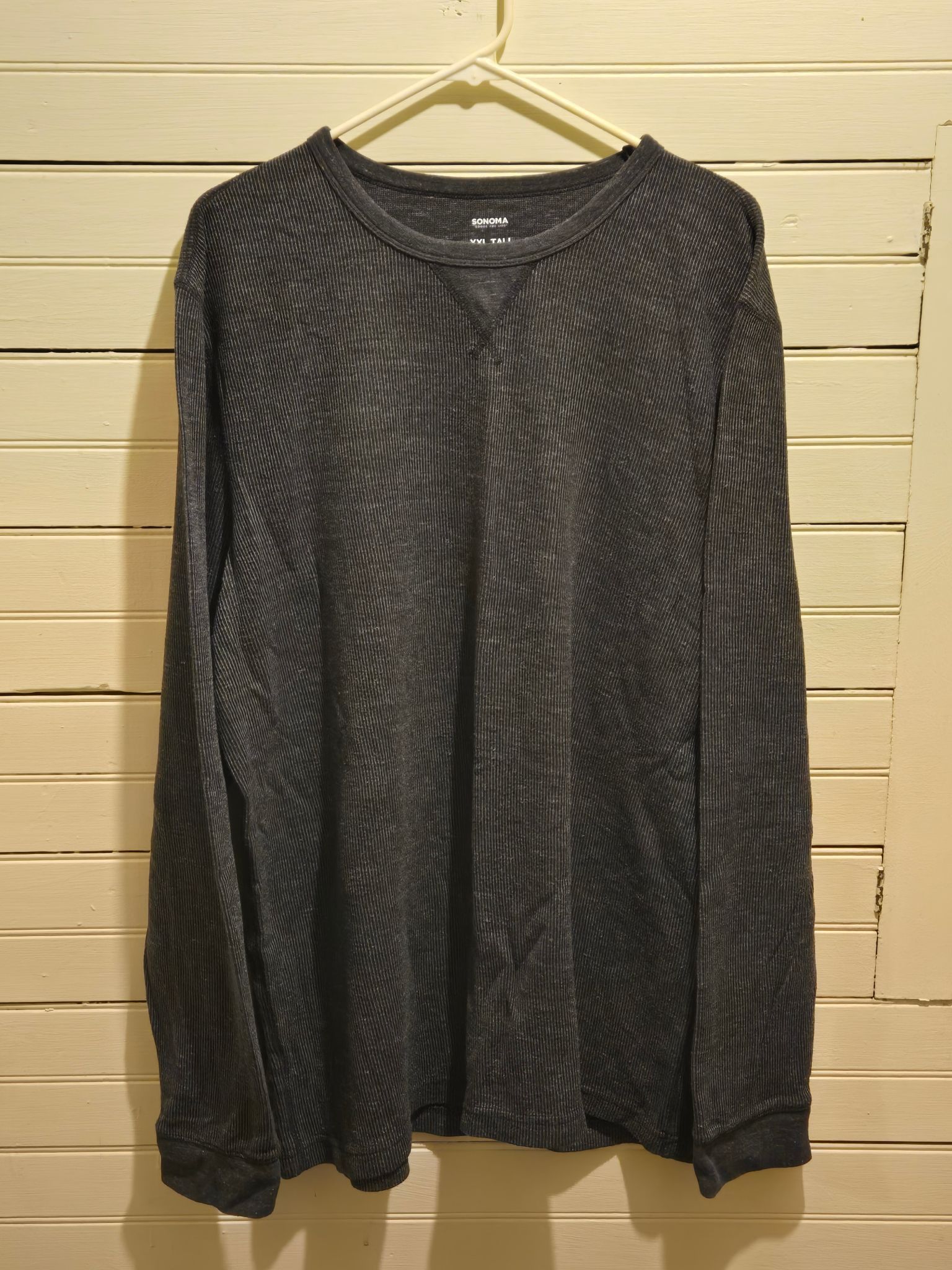 Sonoma Long Sleeve Shirt Mens XXL Tall Waffle Thermal