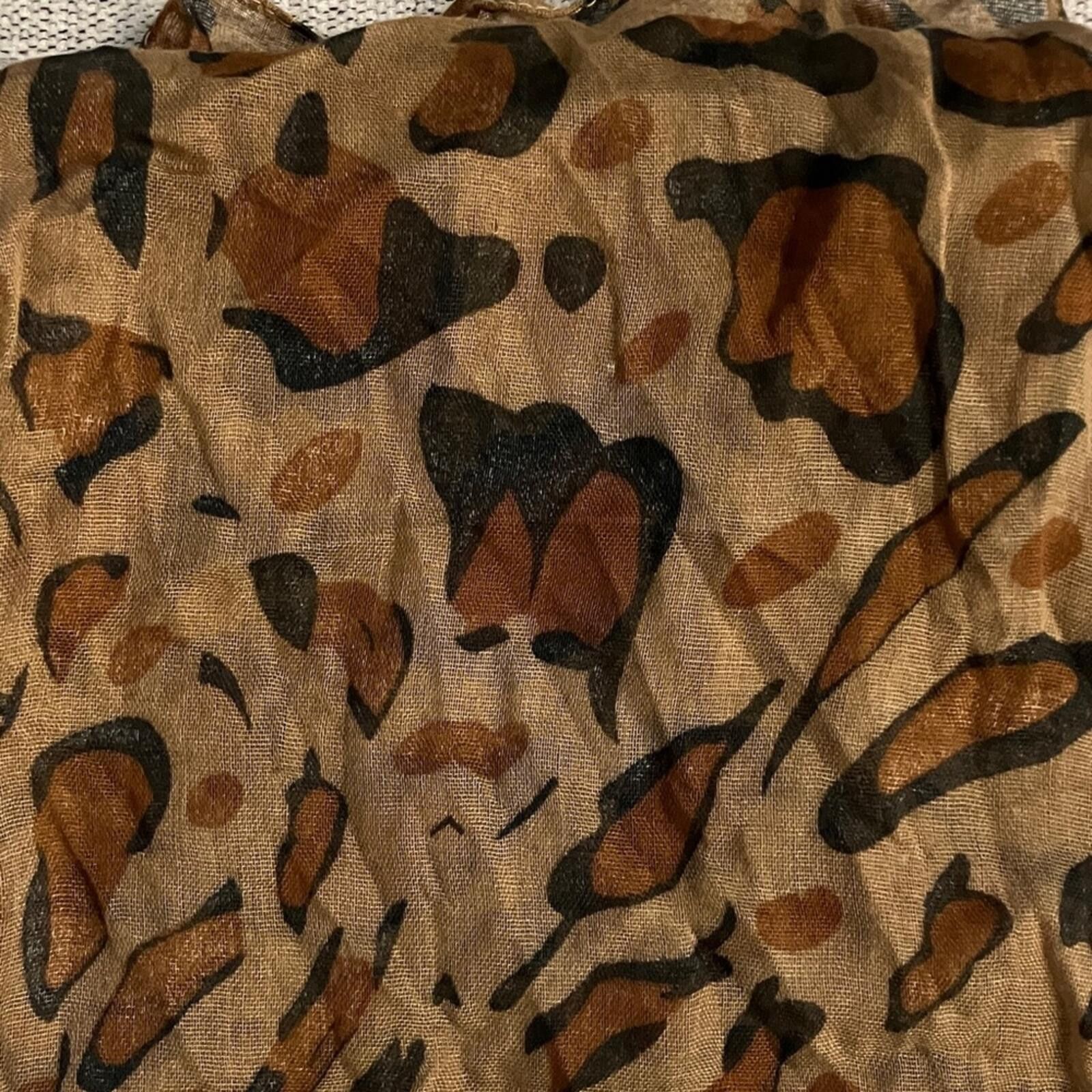 Other Wild Elegance Leopard Print Wrap Size ONE SIZE - 6 Thumbnail