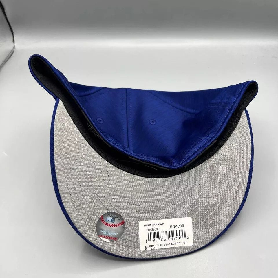 New Era Los Angeles LA Dodgers 7 3/8 59Fifty New Era Fitted Cap New Size ONE SIZE - 5 Thumbnail