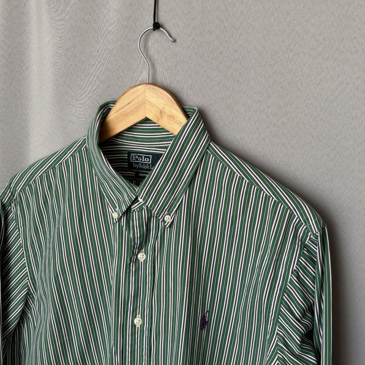 Polo Ralph Lauren Polo Ralph Lauren custom fit shirt large vintage rare Size US L / EU 52-54 / 3 - 4 Thumbnail