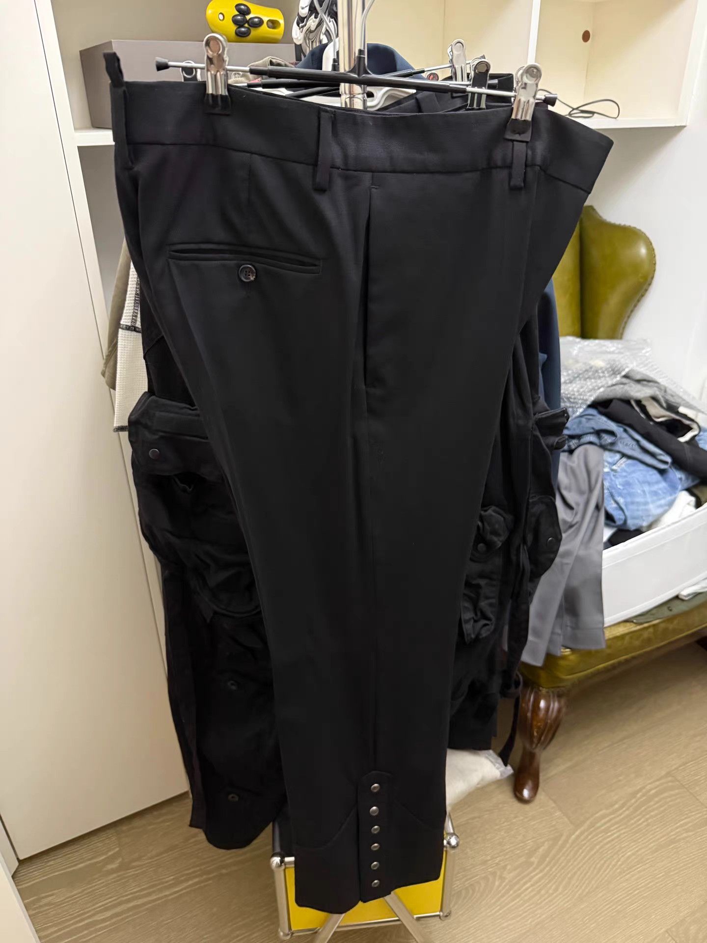 Dsquared2 Dsquared2 Wool Straight Flare Dress Pants K27 Size US 32 / EU 48 - 2 Thumbnail