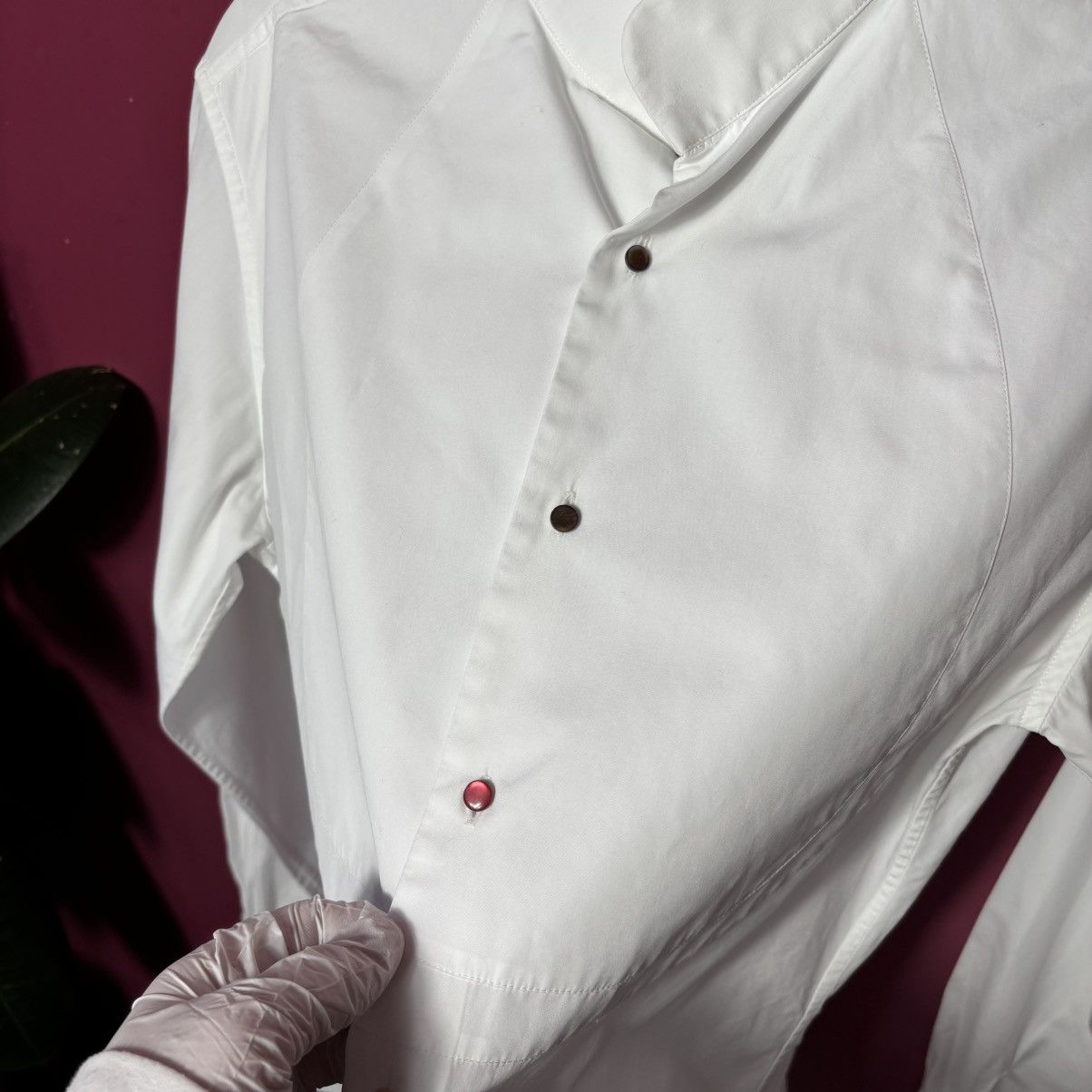 Yves Saint Laurent Yves Saint Laurent rive gauche white dress code shirt L size Size US L / EU 52-54 / 3 - 17 Thumbnail