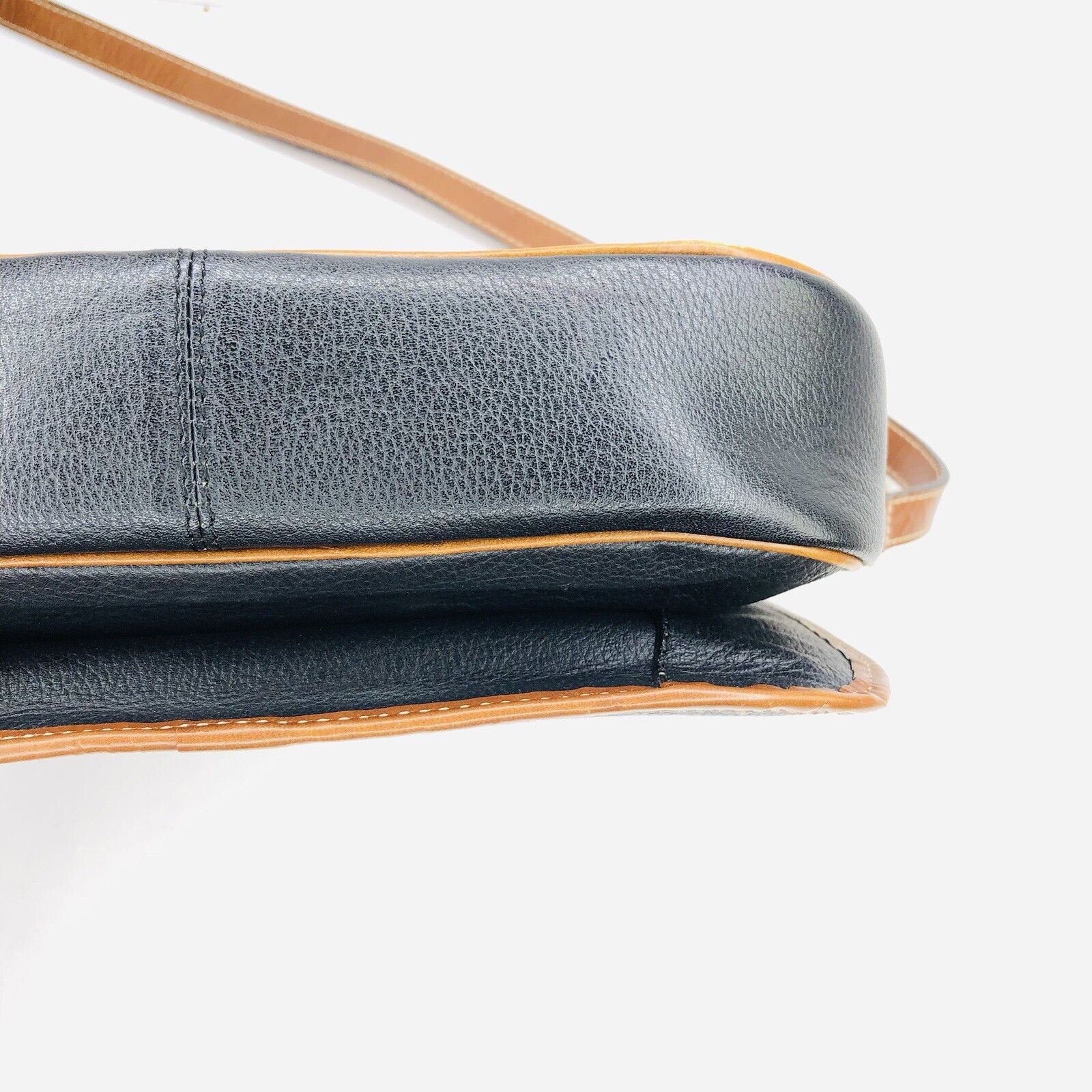 Other Vtg Dé-Roman UK Leather Purse Black Brown crossbody bags Size ONE SIZE - 14 Thumbnail