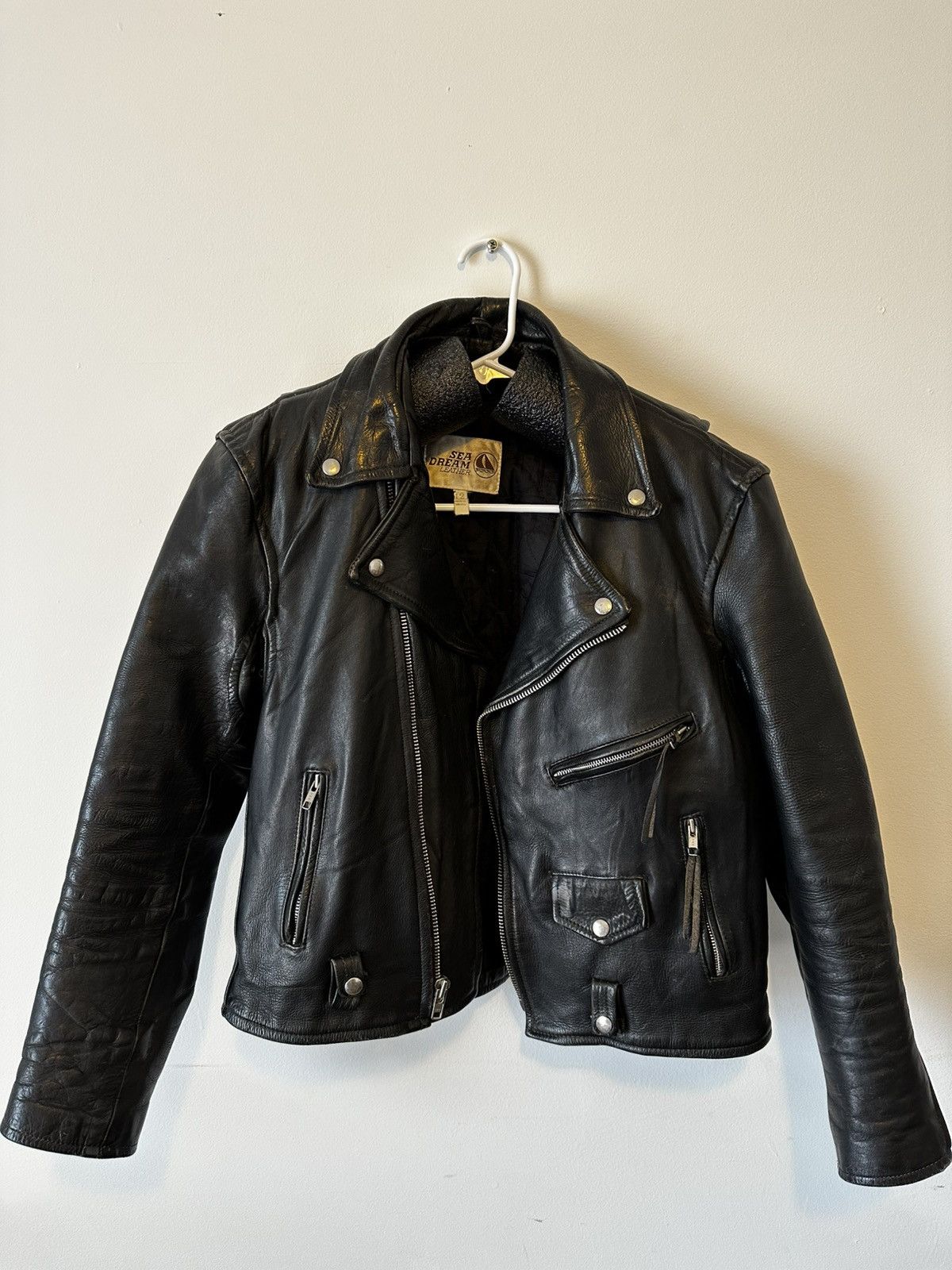 Vintage Vintage black motorcycle jacket Size US L / EU 52-54 / 3 - 1 Thumbnail
