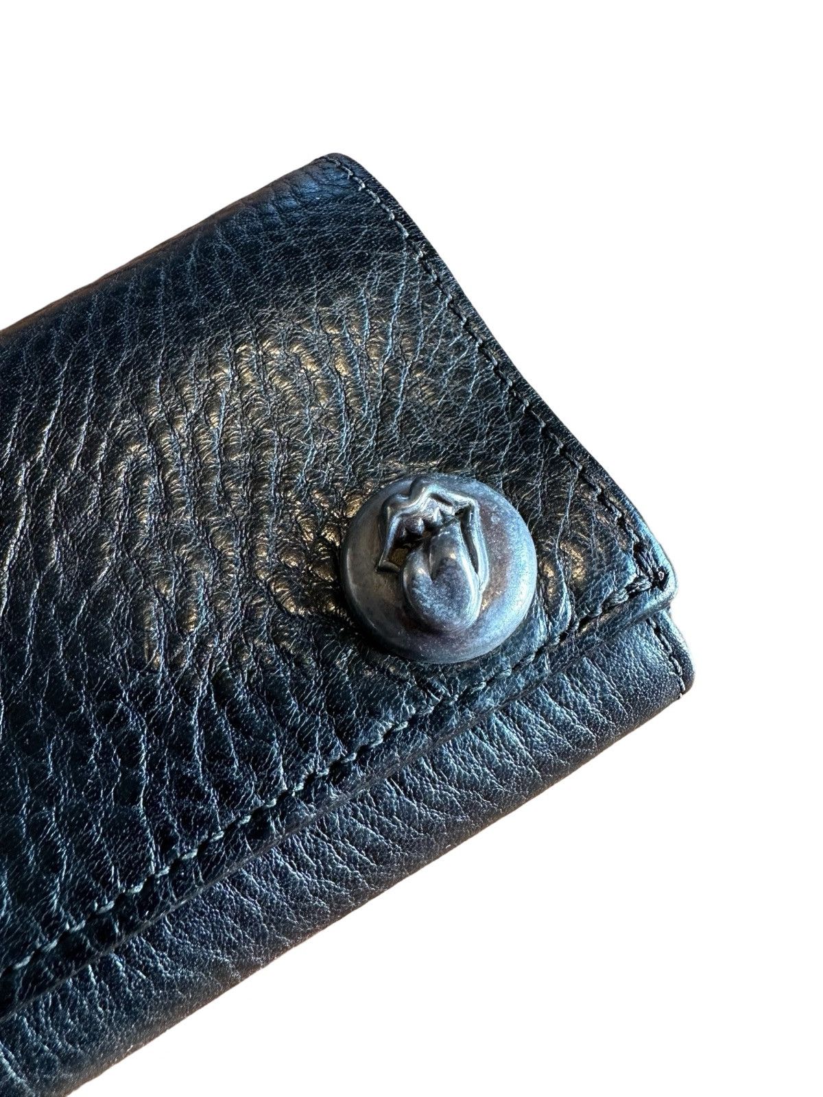 Chrome Hearts × The Rolling Stones Red tongue tri fold wallet Size ONE SIZE - 3 Thumbnail