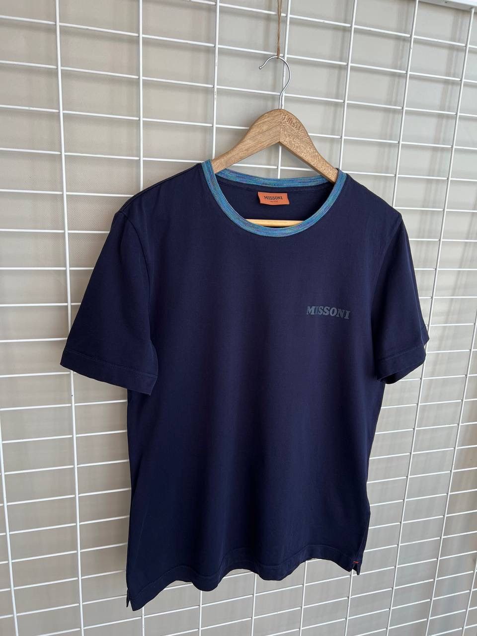 Missoni Missoni Embroidered Logo T-Shirt Men Size S/M Slub Collar Size US S / EU 44-46 / 1 - 5 Thumbnail