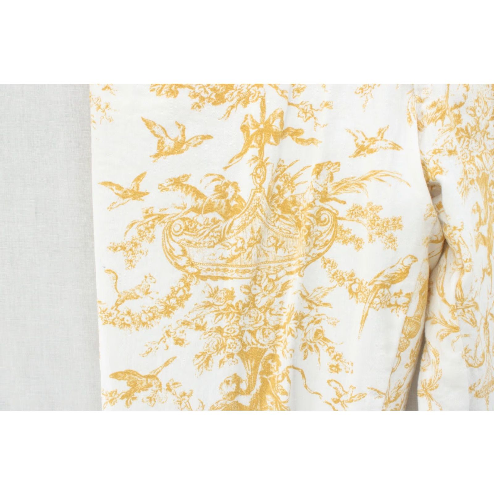 Vintage VINTAGE Mesmerize Toile Jeans White Floral 6 Regular 28in Inseam 28in 5-Pocket Cotton Blend Dry Clean Only USA Womens Jeans Bohemian Size 28" / US 6 / IT 42 - 4 Thumbnail