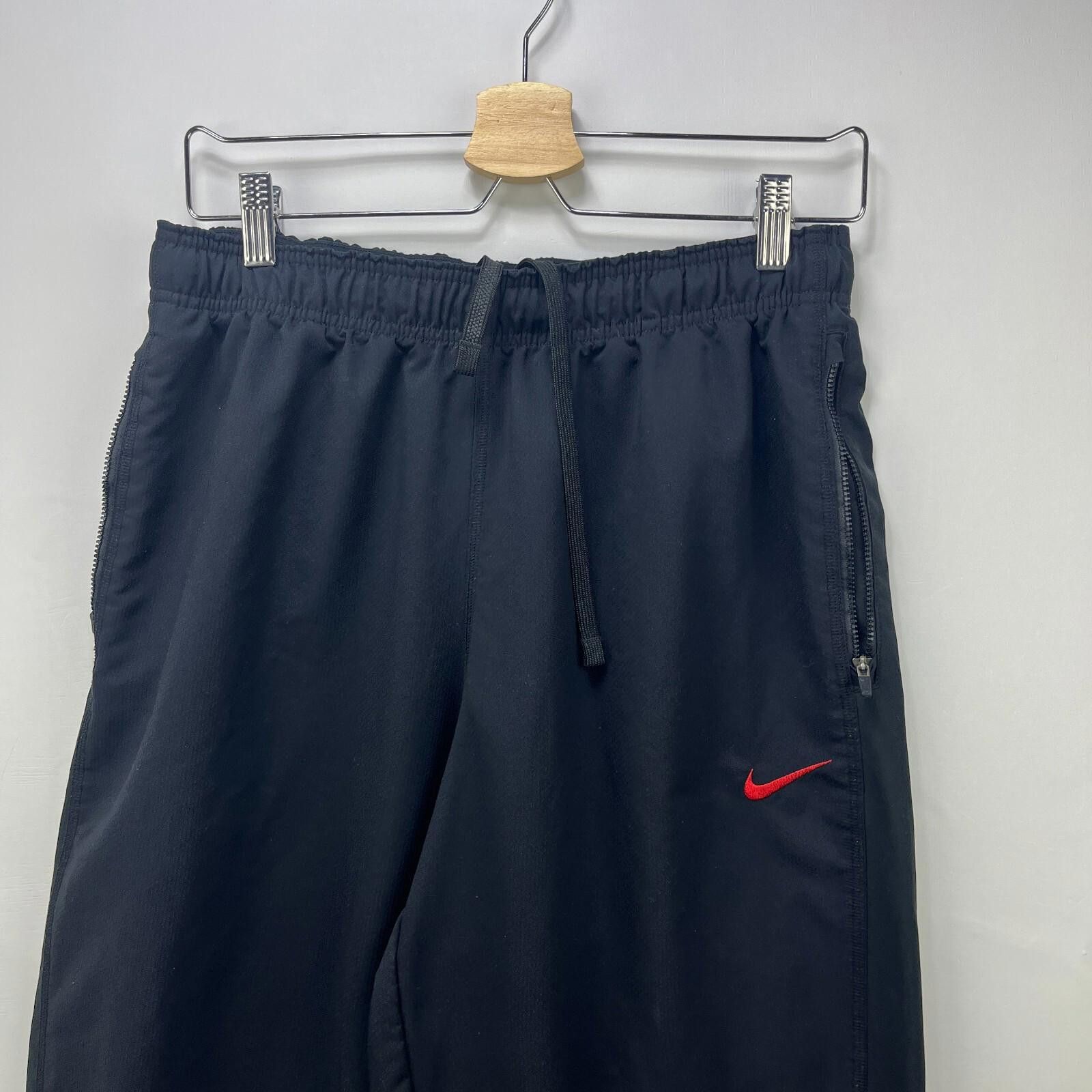 Nike Vintage Y2K Nike Swoosh Track Pants Baggy Large Size US 34 / EU 50 - 2 Thumbnail