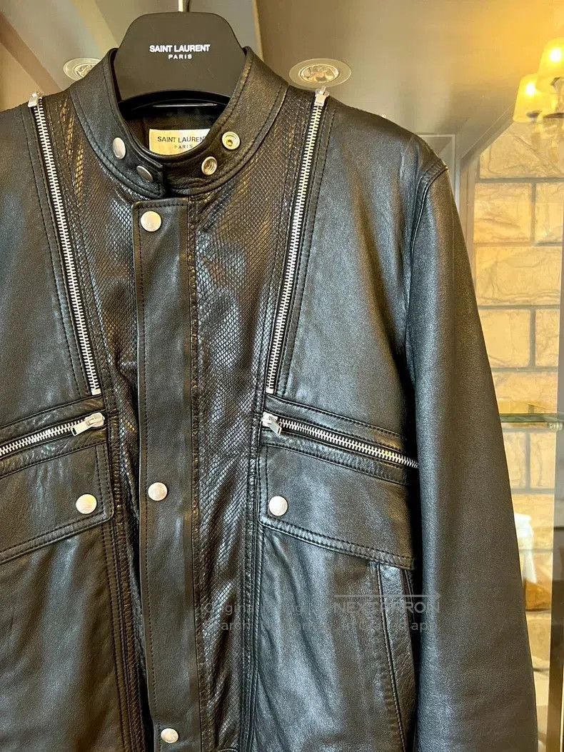 Saint Laurent Paris saint laurent 15fw snakeskin with special multi. Size US M / EU 48-50 / 2 - 2 Thumbnail