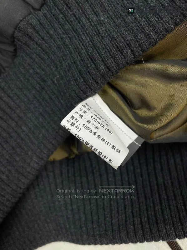 Ermenegildo Zegna Zegna X FOG Solid Round Neck Silk Thick Jacket. Size US L / EU 52-54 / 3 - 3 Thumbnail