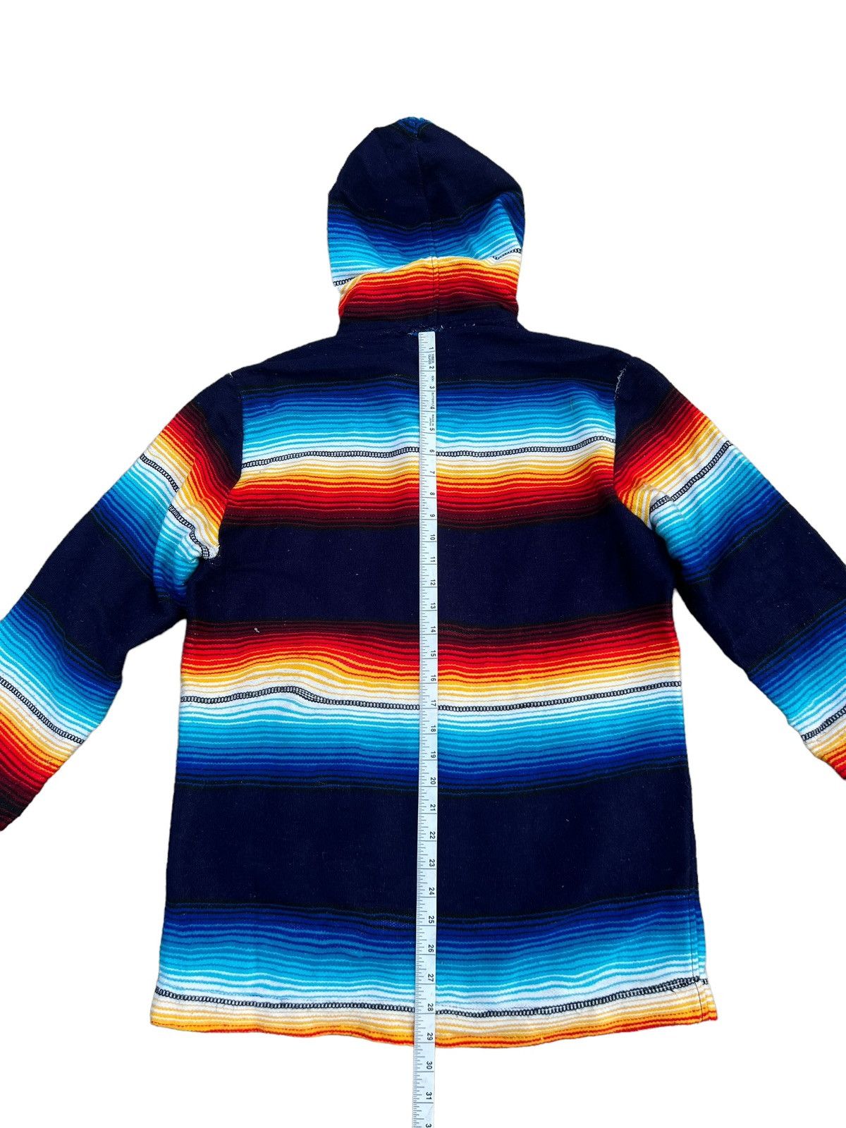 Vintage One’s Garment Japan Navajo Blanket Used Look Hoodie Sweater Size US M / EU 48-50 / 2 - 5 Thumbnail