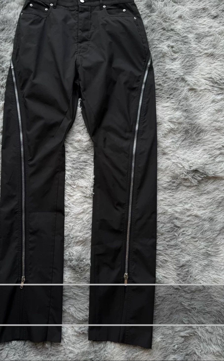 Rick Owens Rick Owens 23SS mainline banana zipper banana pants Size US 34 / EU 50 - 3 Thumbnail