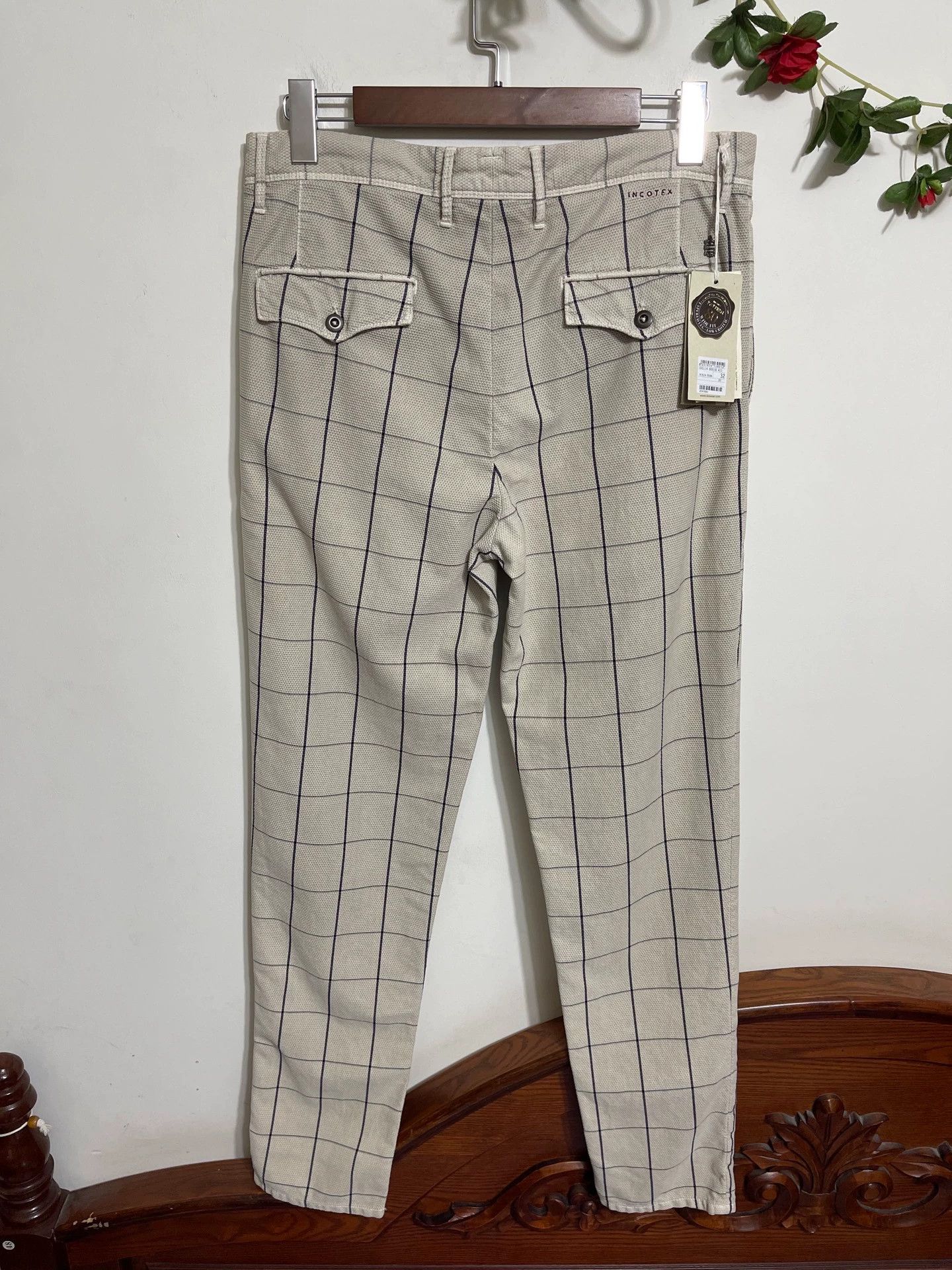 Incotex Incotex Slim Fit Cotton Pants 32 Size US 32 / EU 48 - 2 Thumbnail
