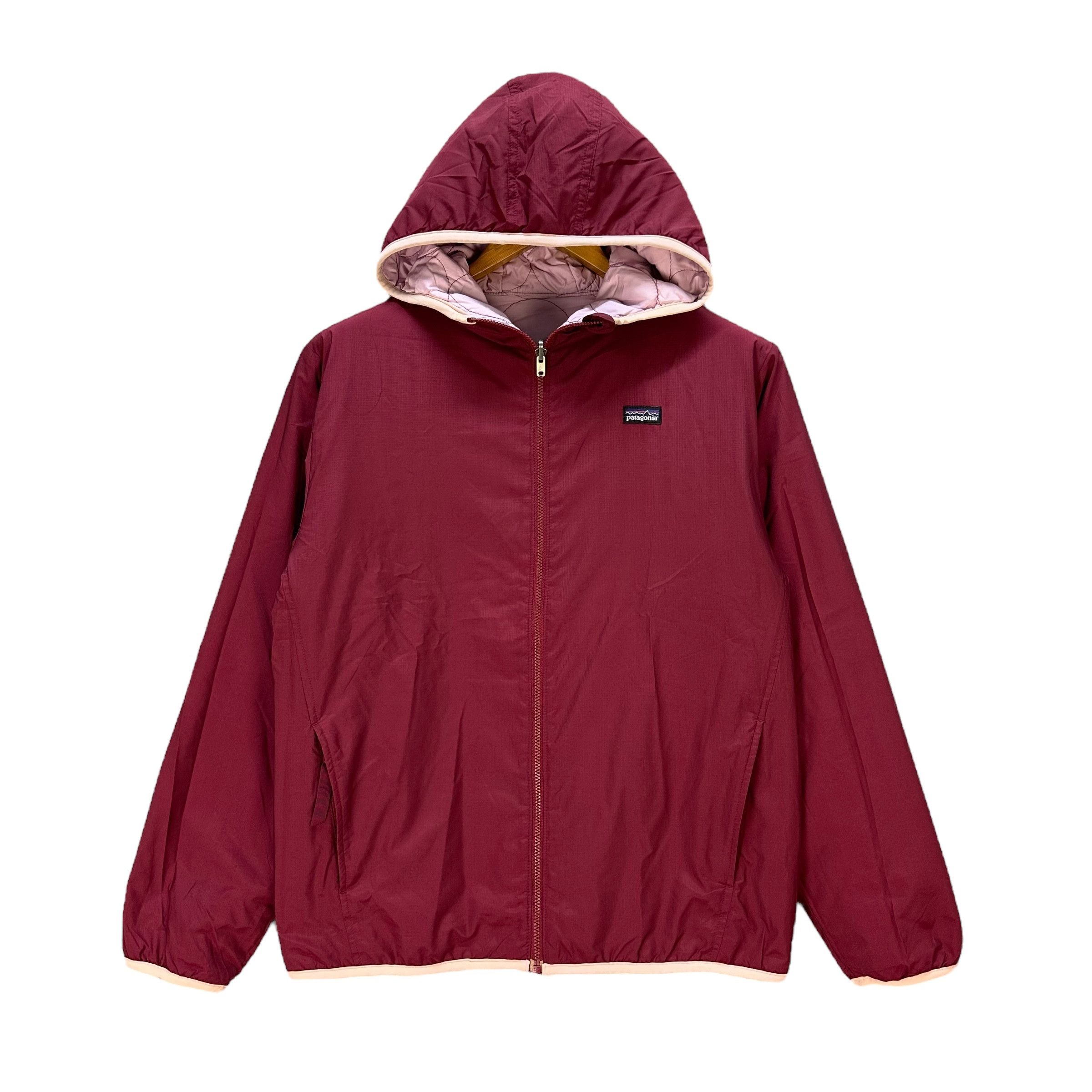 Patagonia PATAGONIA Pink Red Reversible Hooded Jacket #A76-1835 Size US M / EU 48-50 / 2 - 9 Thumbnail