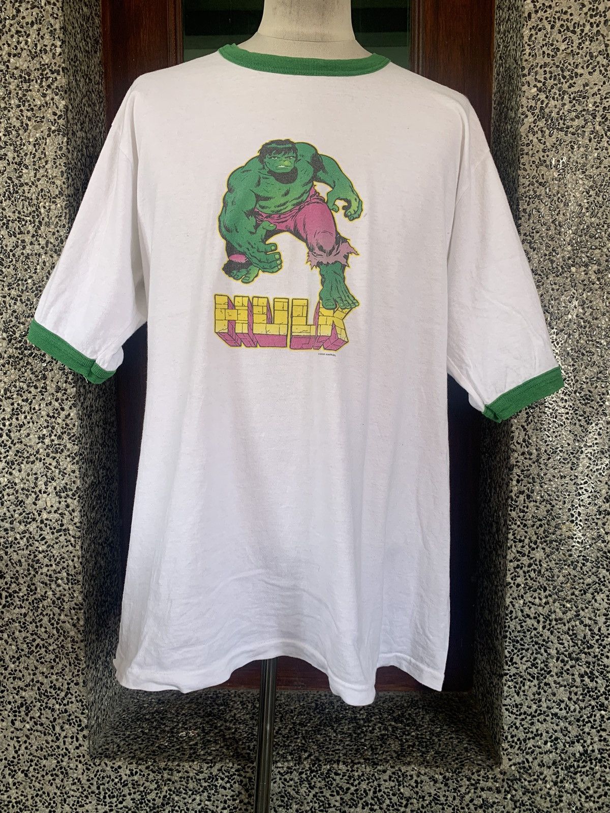 Marvel Comics × Vintage Vintage 2000 Hulk Marvel T shirt Size US XL / EU 56 / 4 - 1 Thumbnail