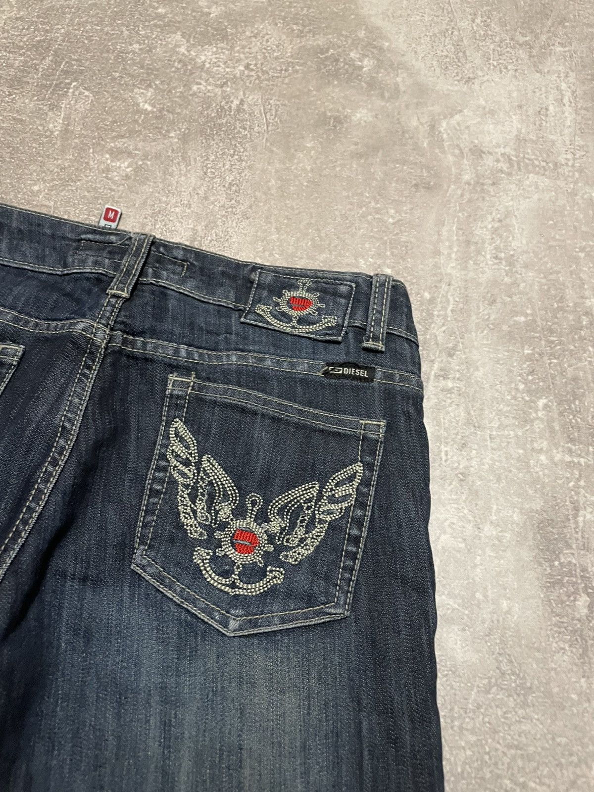 Diesel Vintage Diesel Distressed Denim Jeans M size Size 28" / US 6 / IT 42 - 7 Thumbnail