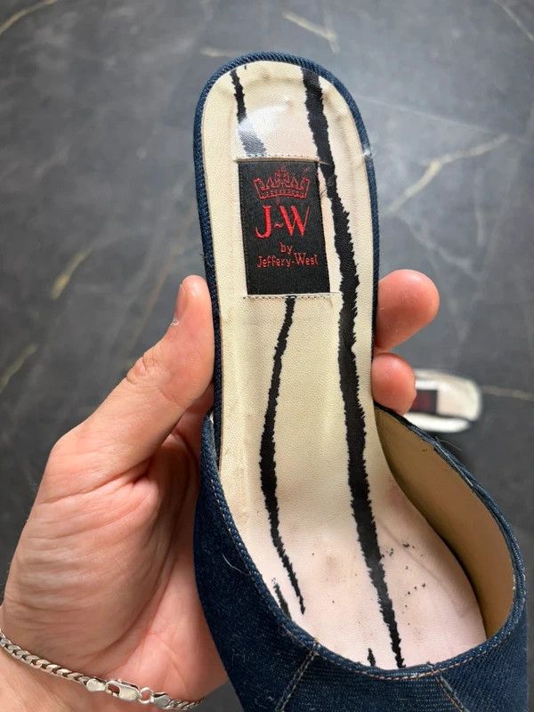Jeffery West Jeffery West Jeans denim Heels Diva y2k 00s vintage Size US 8 / IT 38 - 2 Thumbnail