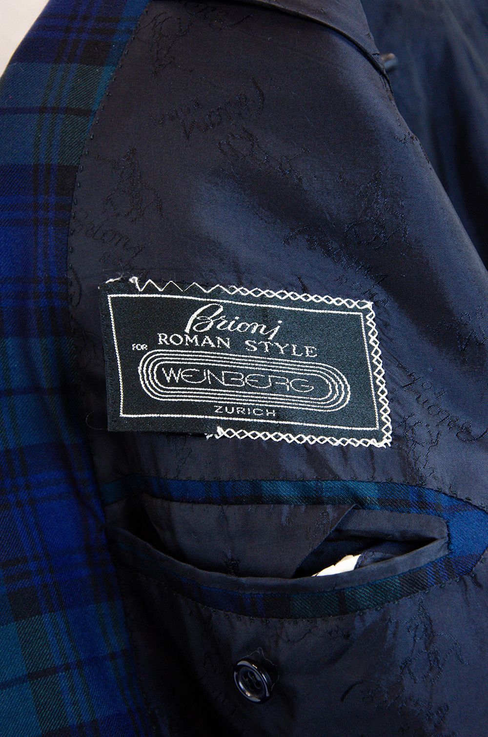 Brioni Brioni Tartan DB Blazer – Black Watch – EU 54 Size 54R - 13 Thumbnail