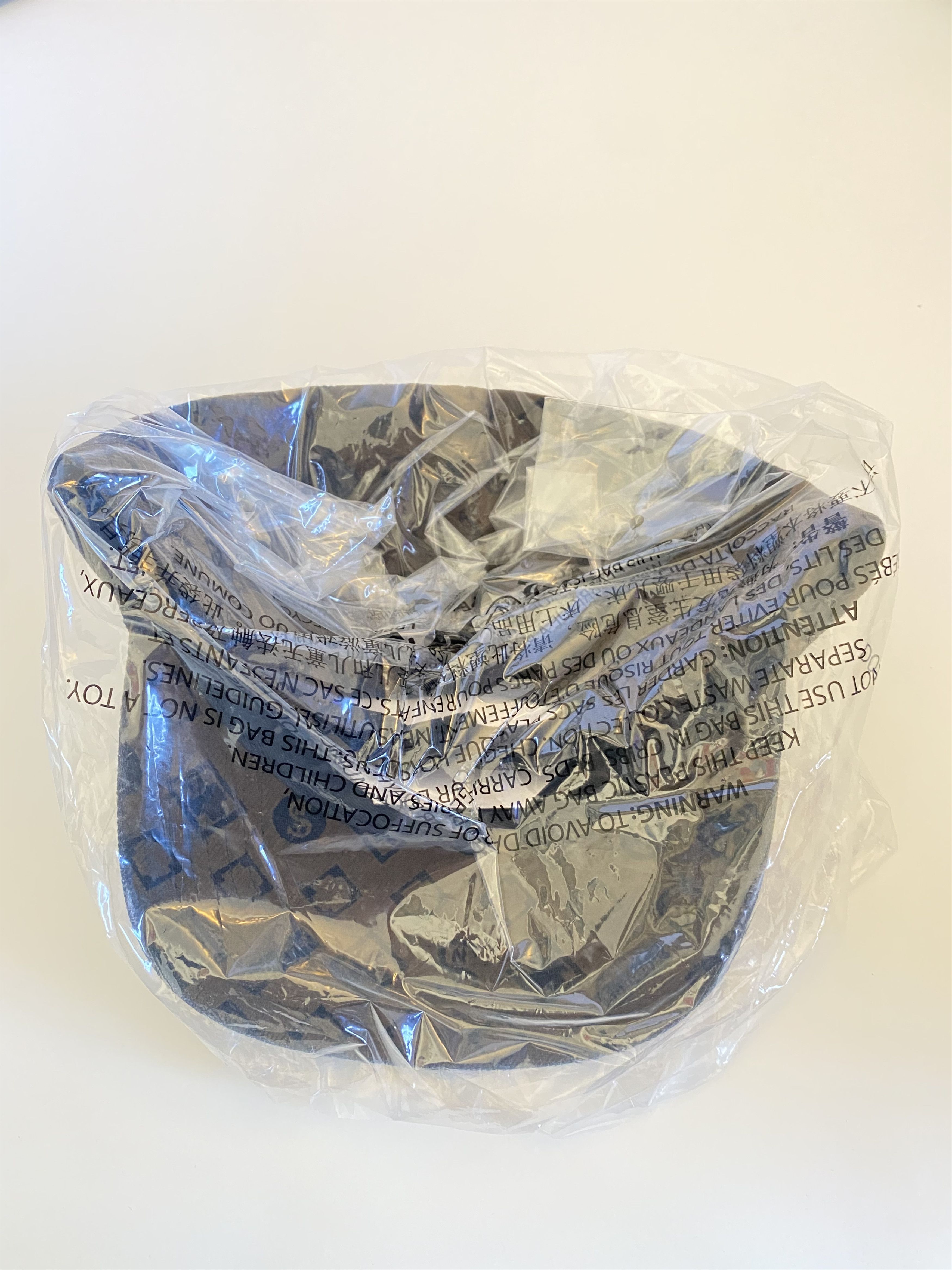 Supreme Flocked Denim Camp Cap - Brown Size ONE SIZE - 2 Thumbnail