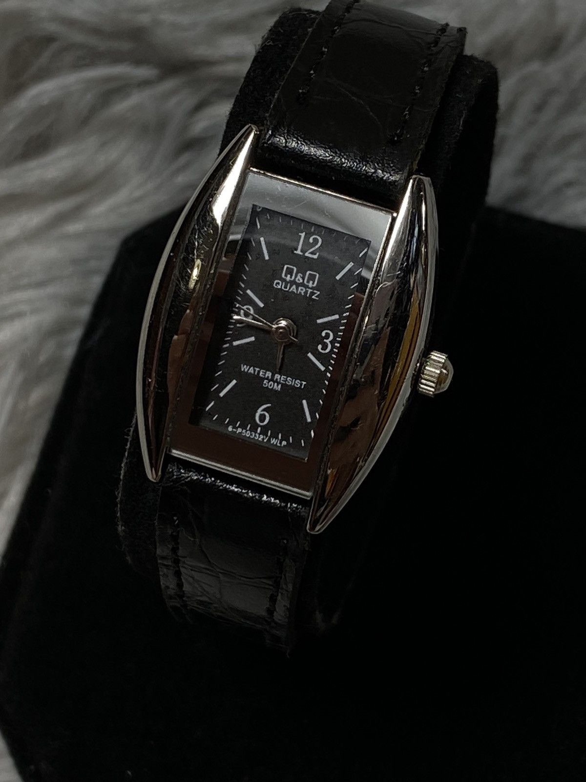 Jewelry Retro Q&Q Black Quartz Watch - Japanese Brand Size ONE SIZE - 2 Thumbnail