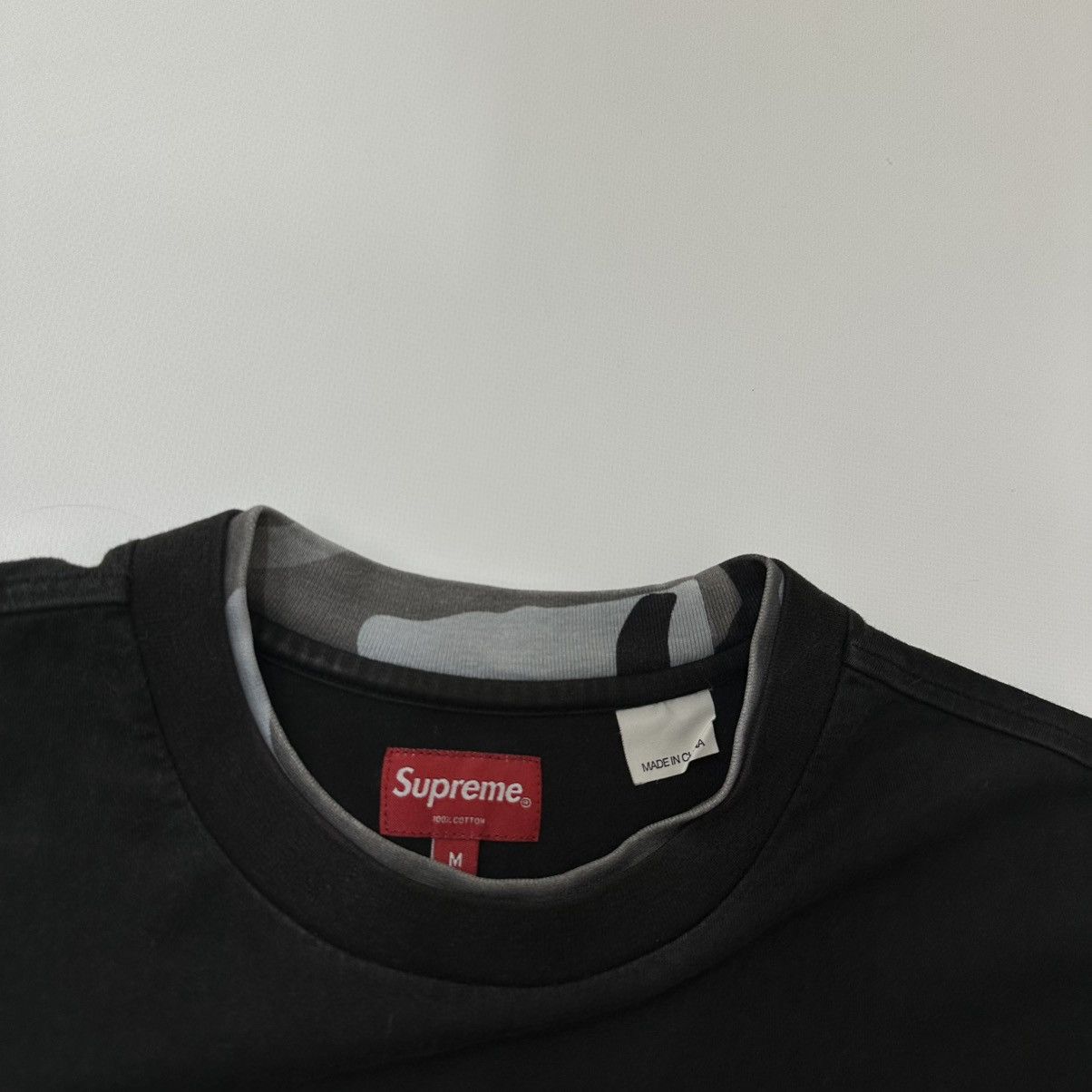 Supreme Supreme Layered 2022 S/S Top Everlast Tee black and camo Size US M / EU 48-50 / 2 - 4 Thumbnail
