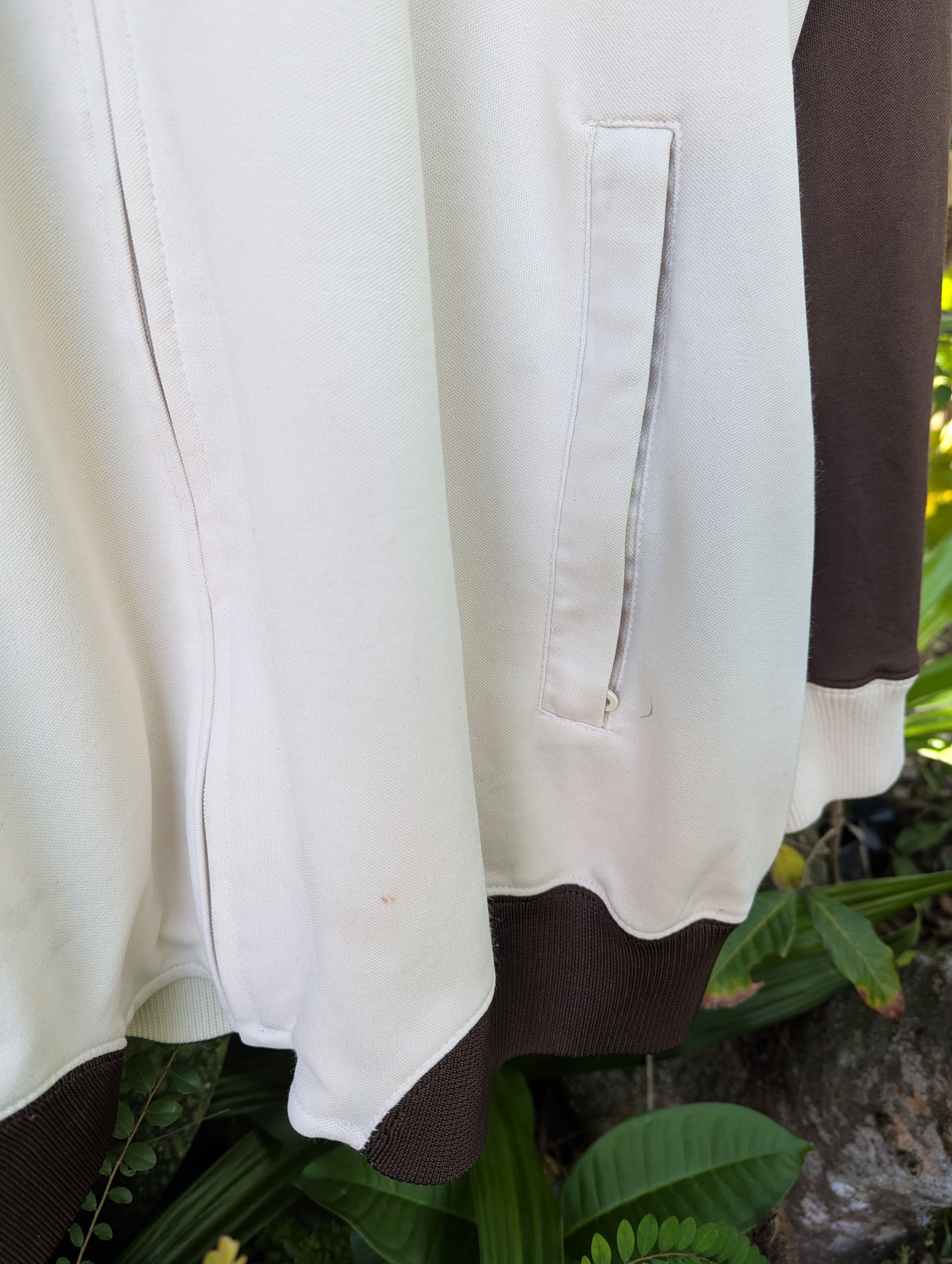 Marithe + Francois Girbaud Marithe Francois Girbaud Jacket Cream Brown Full Zip Size US XXL / EU 58 / 5 - 4 Thumbnail