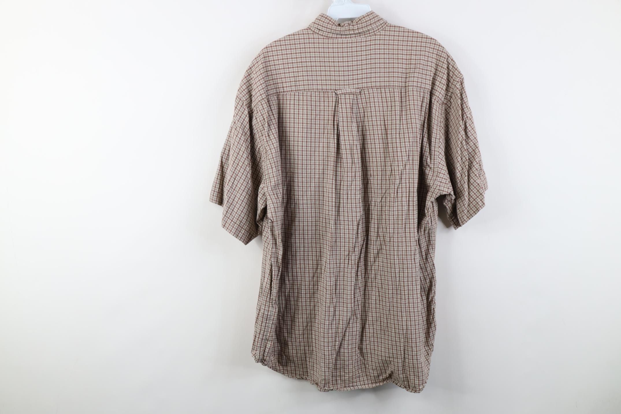 Vintage Vintage 90s Streetwear Flannel Short Sleeve Button Shirt Size US M / EU 48-50 / 2 - 10 Thumbnail