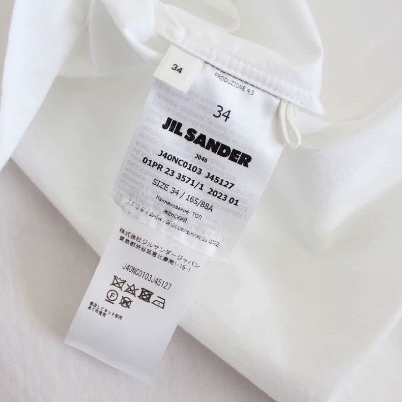 Jil Sander Jil Sander White pure cotton short-sleeved shirt Size 4XL / US 24-26 - 8 Thumbnail