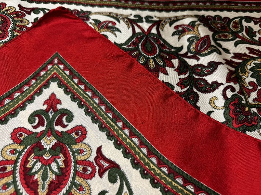 Liberty × Liberty London 100% Authentic Vintage Red Silk Floral Scarf Size ONE SIZE - 9 Thumbnail
