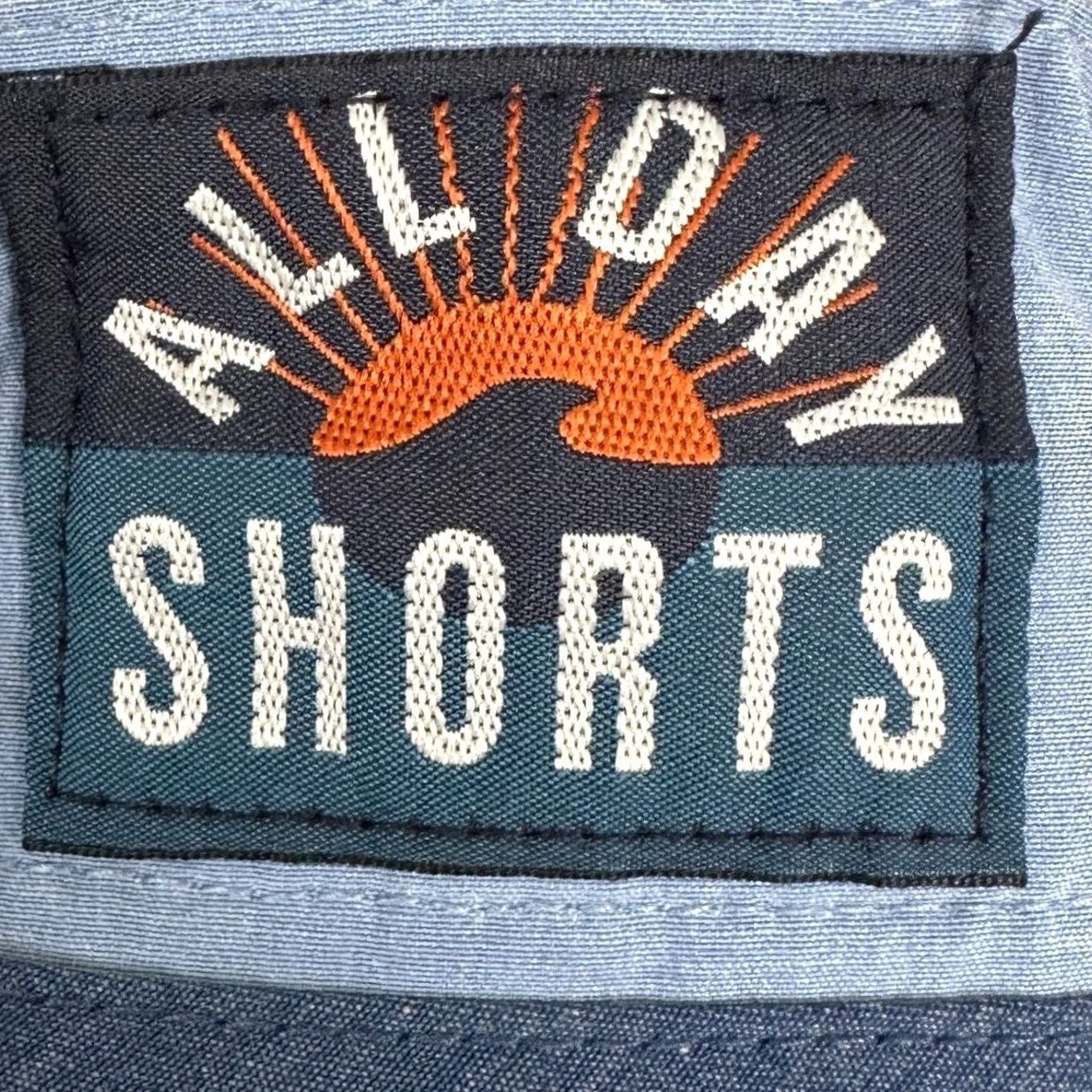 Faherty Faherty All Day Shorts Mens 38 Light Blue Hybrid Quick Dry Flat Front Chino Casual Travel Size US 38 / EU 54 - 3 Thumbnail